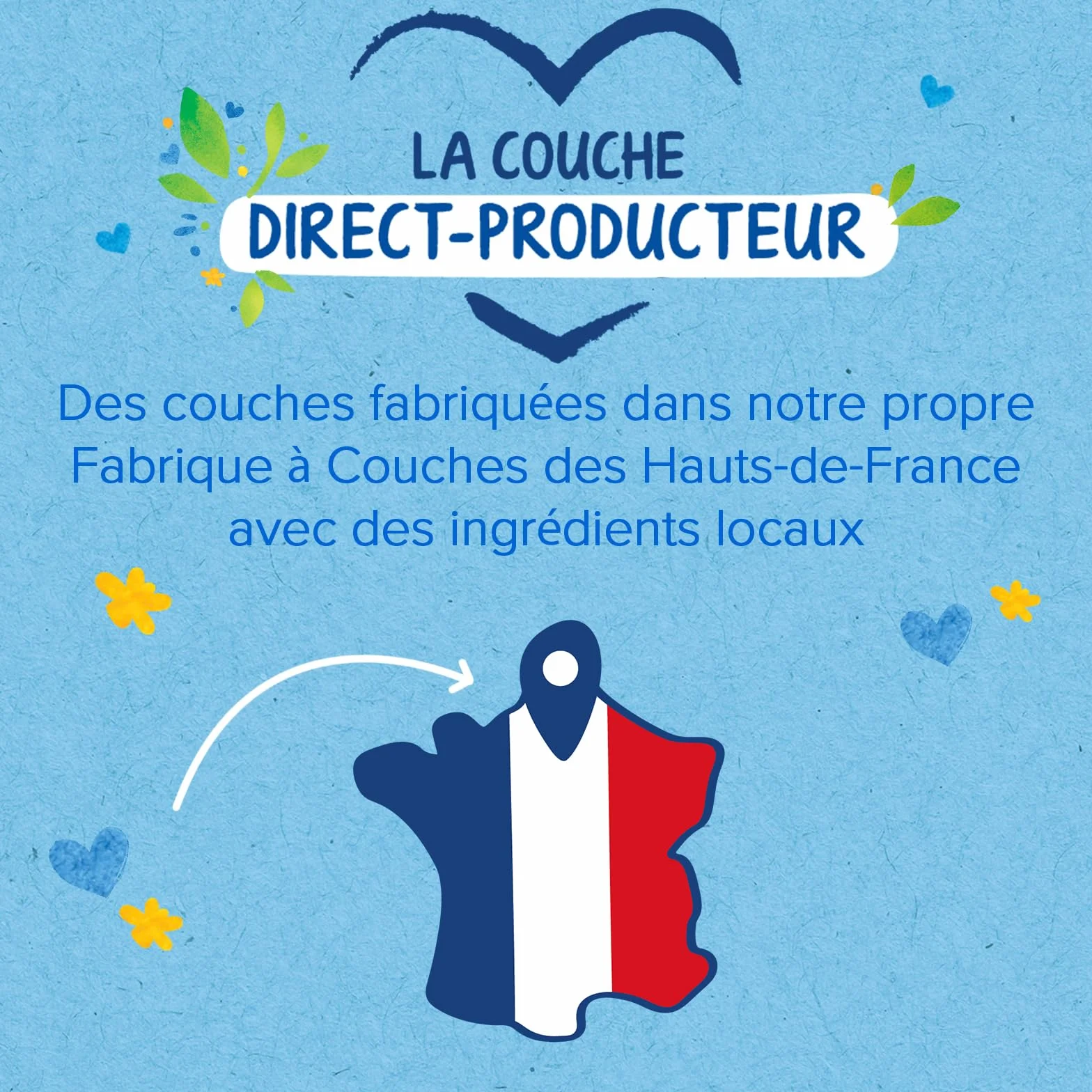 Couches écologiques Taille 5 12-25kg 120 Couches Jetables Pack 1 Mois Fabriquées en France