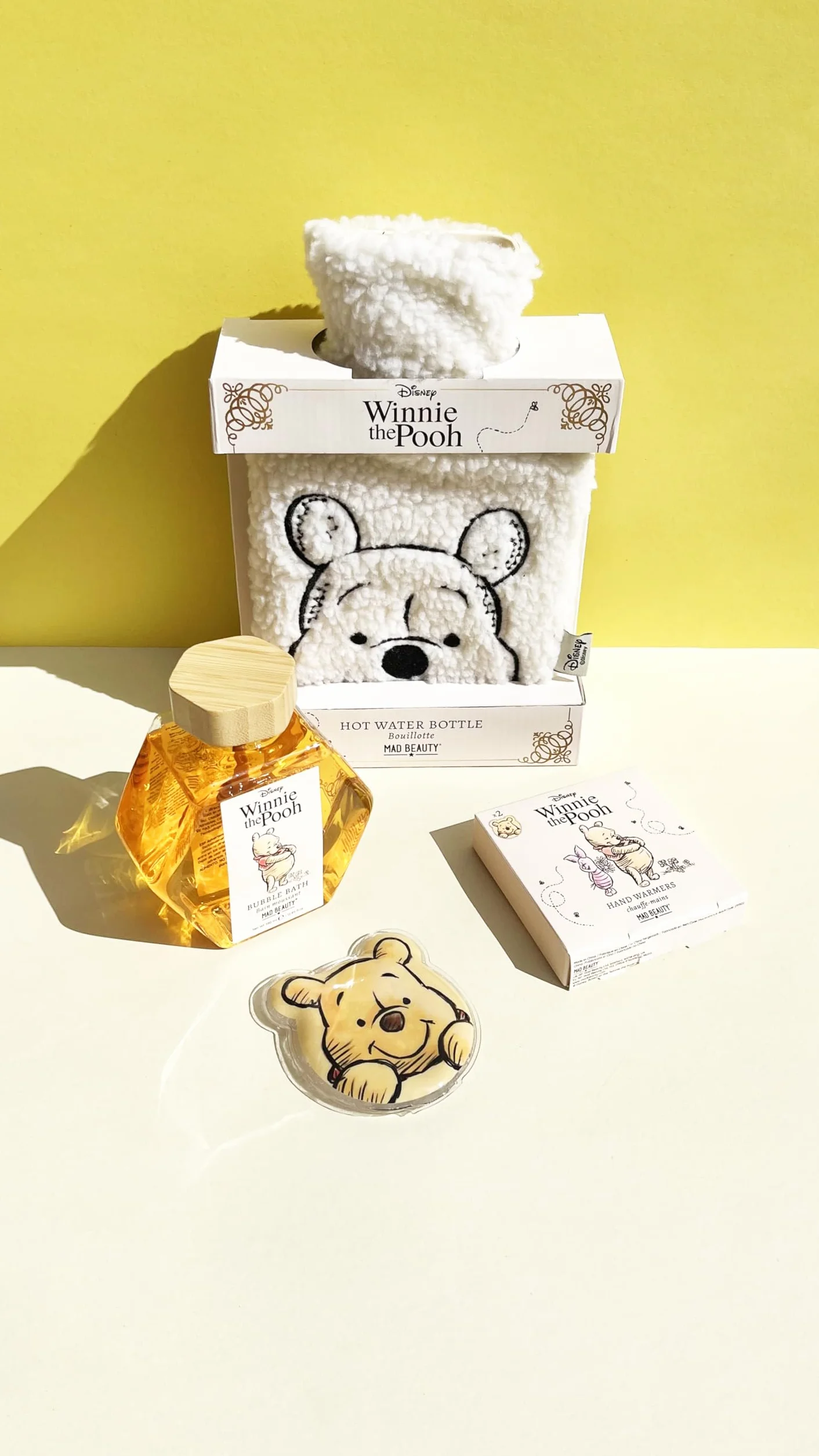 MAD Beauty Bouillotte Winnie l'ourson Disney lavable amovible housse confortable durable