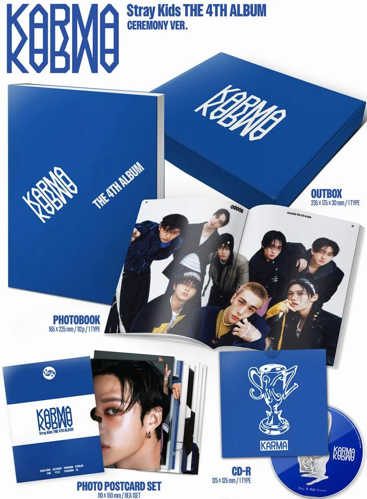 Stray Kids - Vol.4 Karma Standard Version CD (2 Versions Set)
