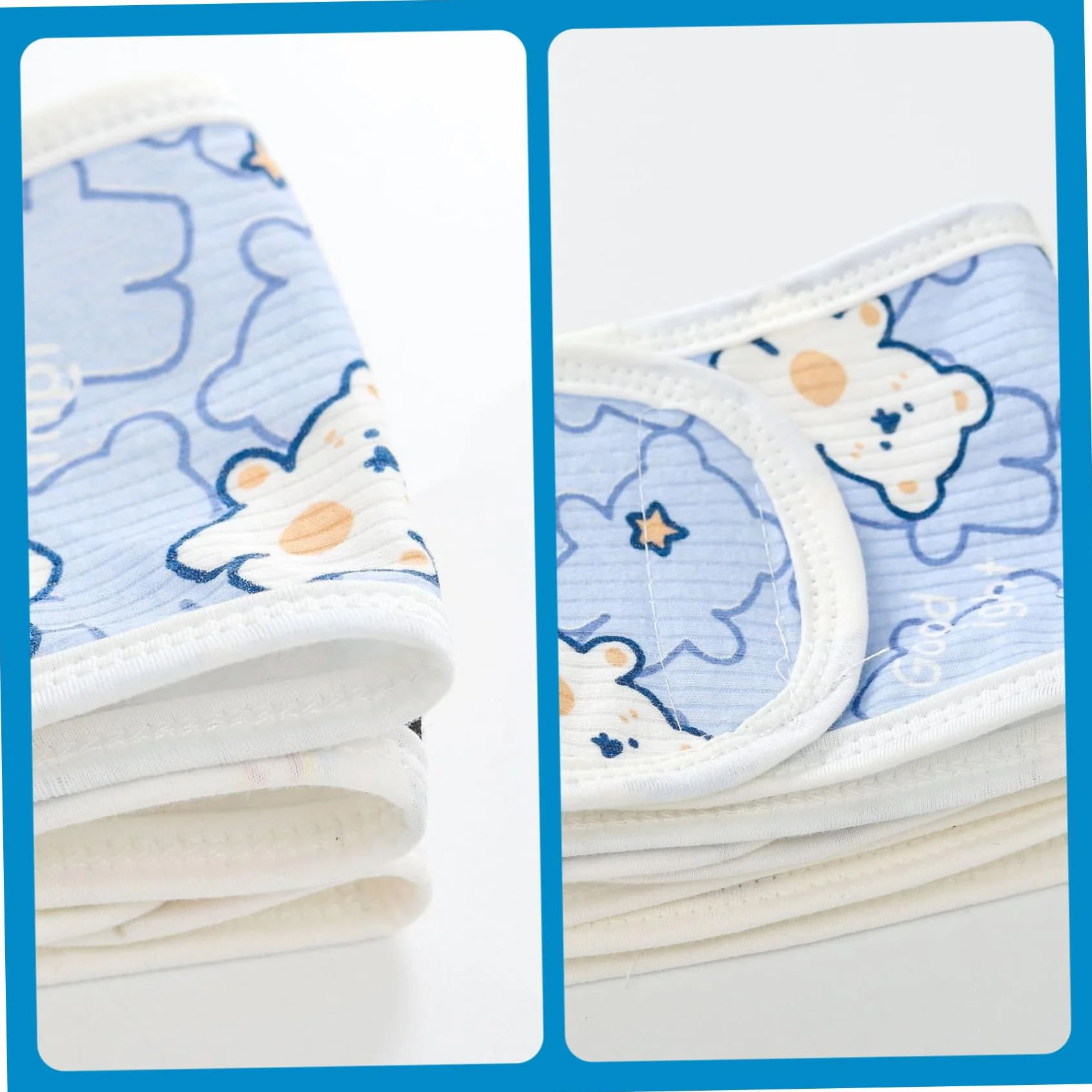 Lot de 4 housses de cordon ombilical pour nouveau-né 0-12 mois, bande nombril en coton doux, 4 styles, bande ventre bébé
