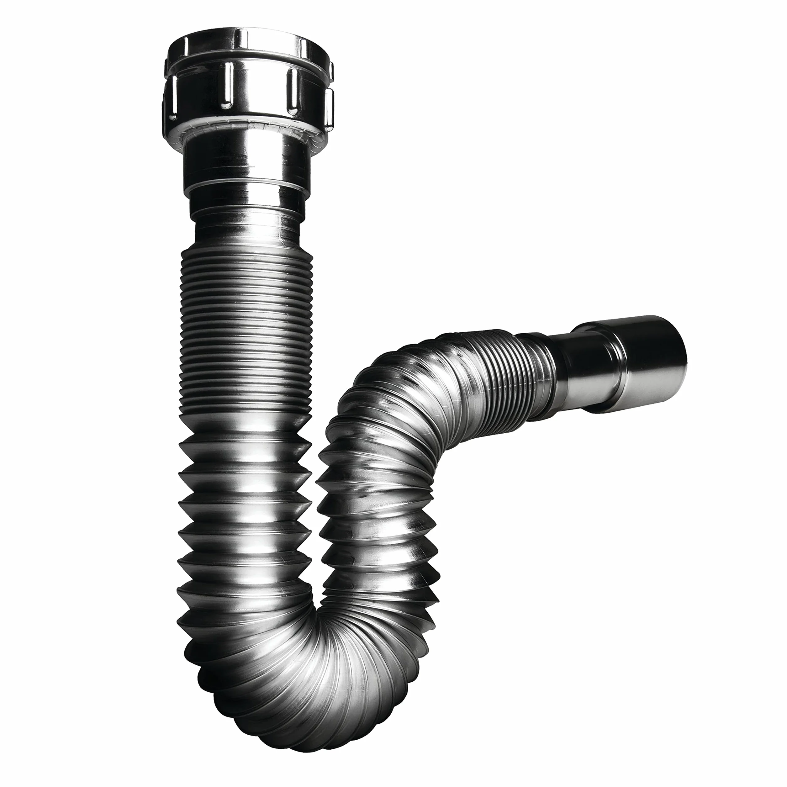 Wirquin Siphon d'évier extensible chromé ⌀40-50 mm
