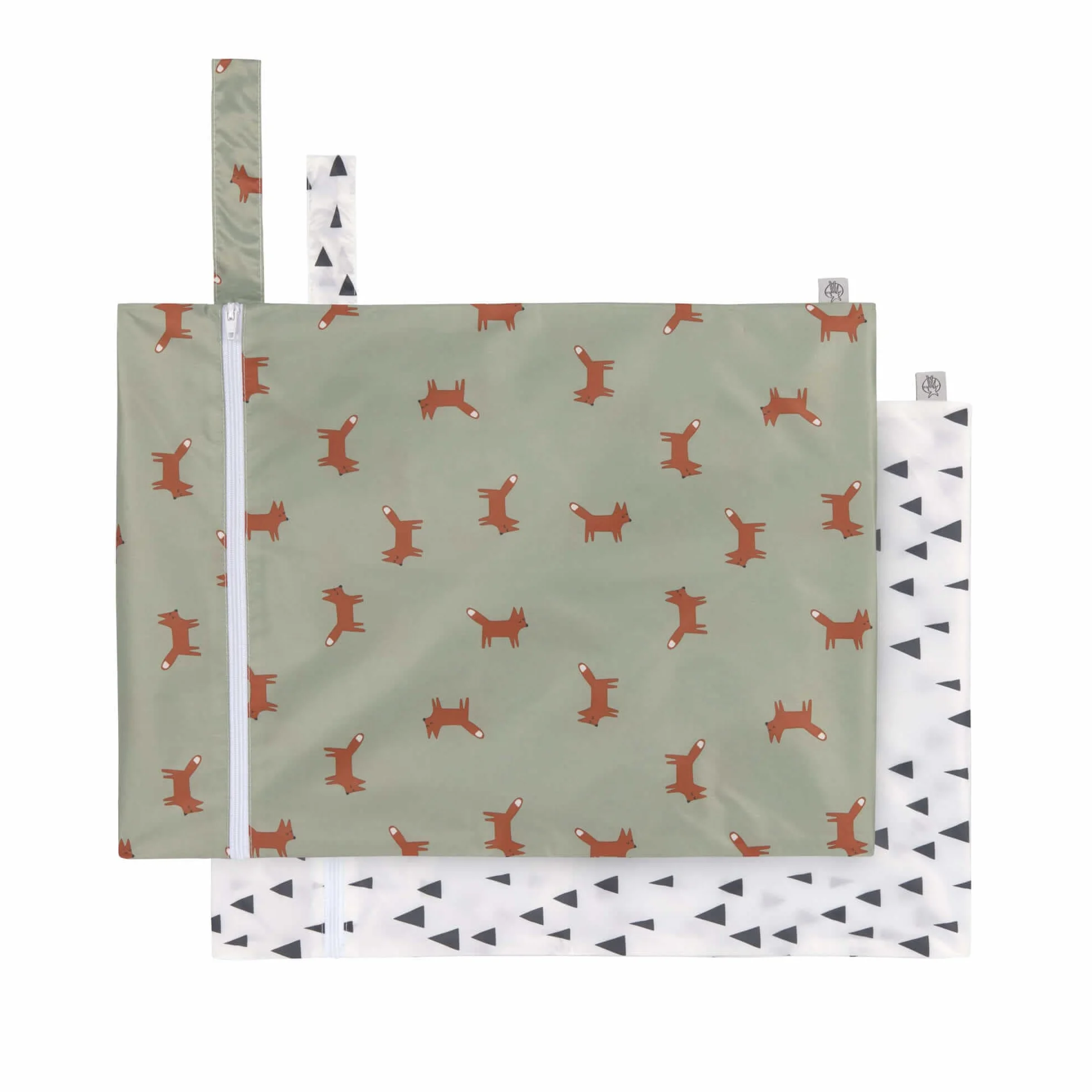 LÄSSIG Lot de 2 Sacs de Nez réutilisables Wet Bag Little Forest Fox