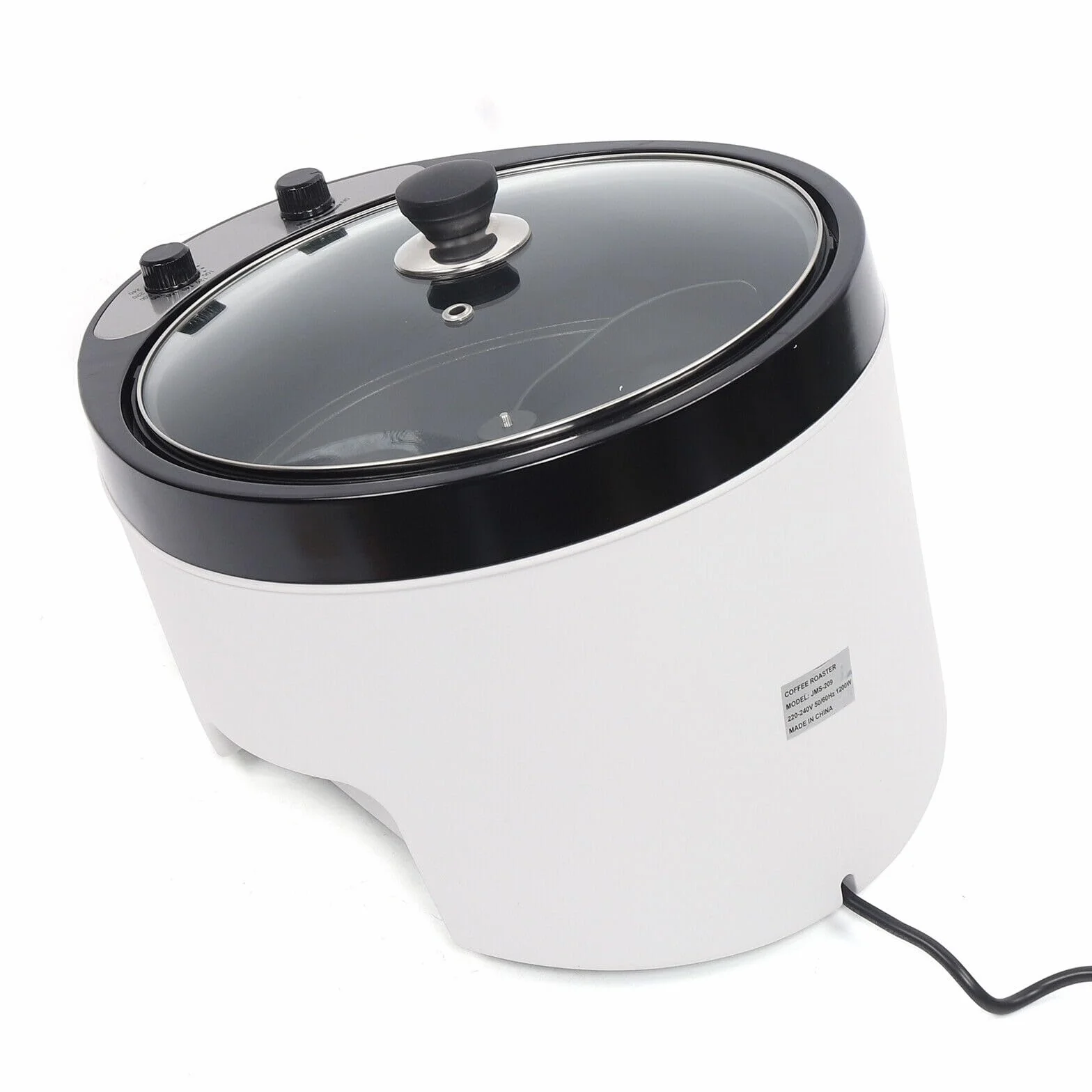 Baker Torréfacteur à café électrique 800 g 1200 W 0-240 °C anti-adhésif