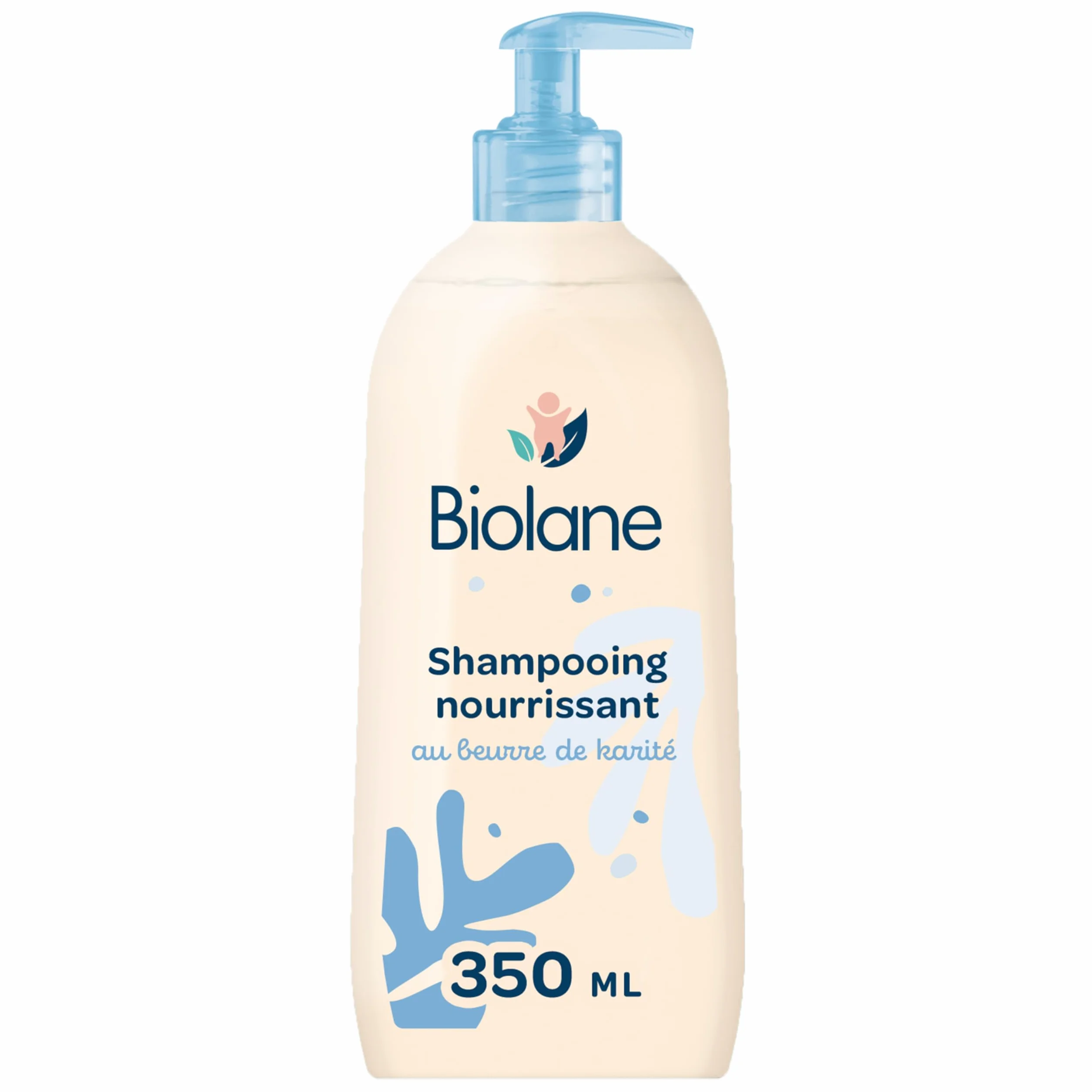 BIOLANE Shampooing Nourrissant Bébé Cheveux Secs et Bouclés 350ml