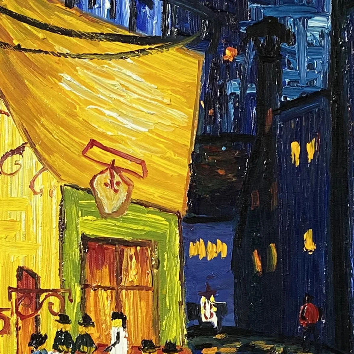 Peinture à l'huile sur toile peinte à la main Vincent Van Gogh - 3 œuvres d'art classiques - Décoration murale