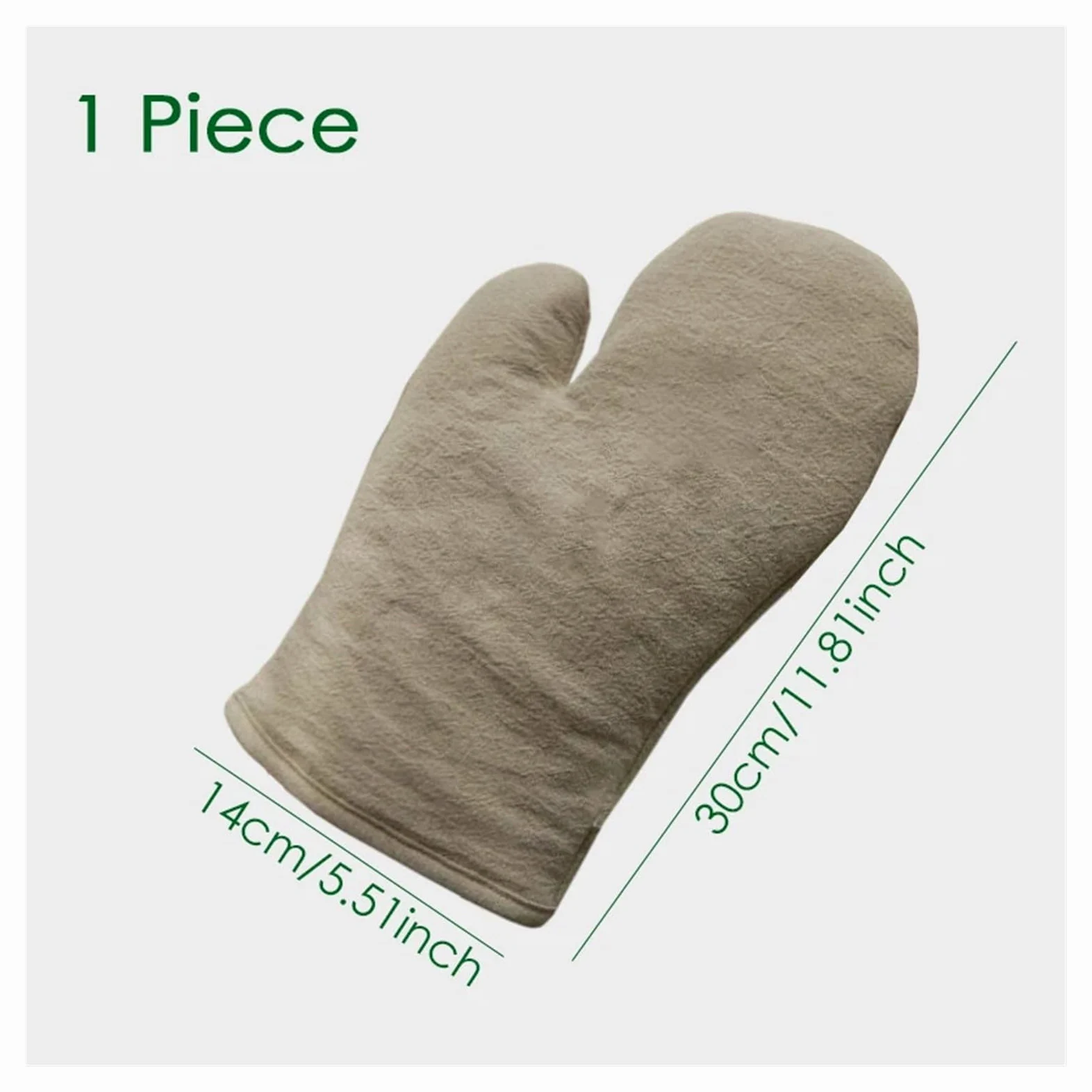 MRKU Gants de Cuisine résistants à la Chaleur, en Coton et Lin, isolants et épais, Parfaits pour la Cuisine, Le Camping et Les activités de Plein air.