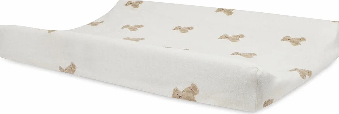 Jollein Housse de matelas à langer ours en peluche 50 x 70 cm 100% coton