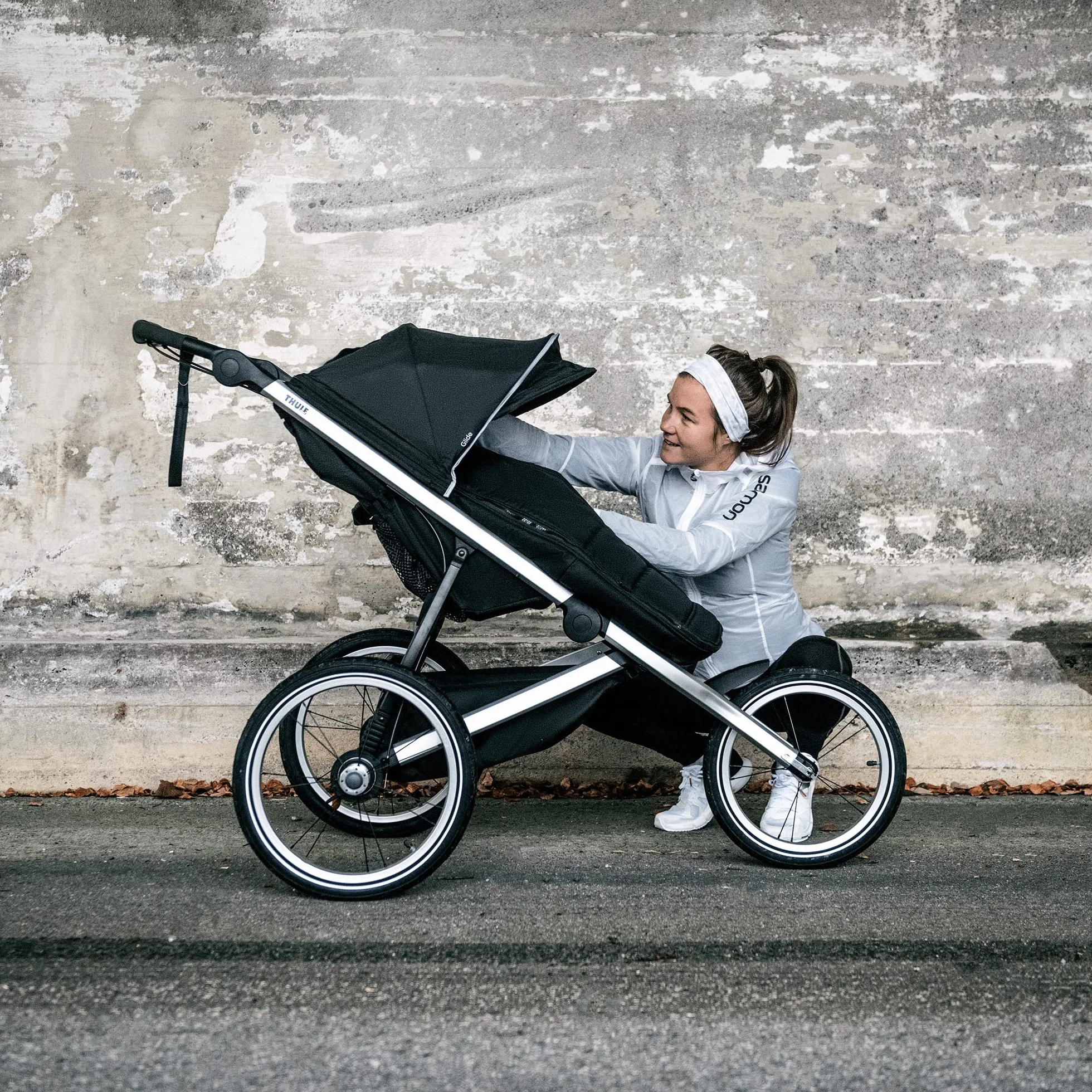 Thule Glide2 Jet Poussette Noir Uni Mixte Adulte