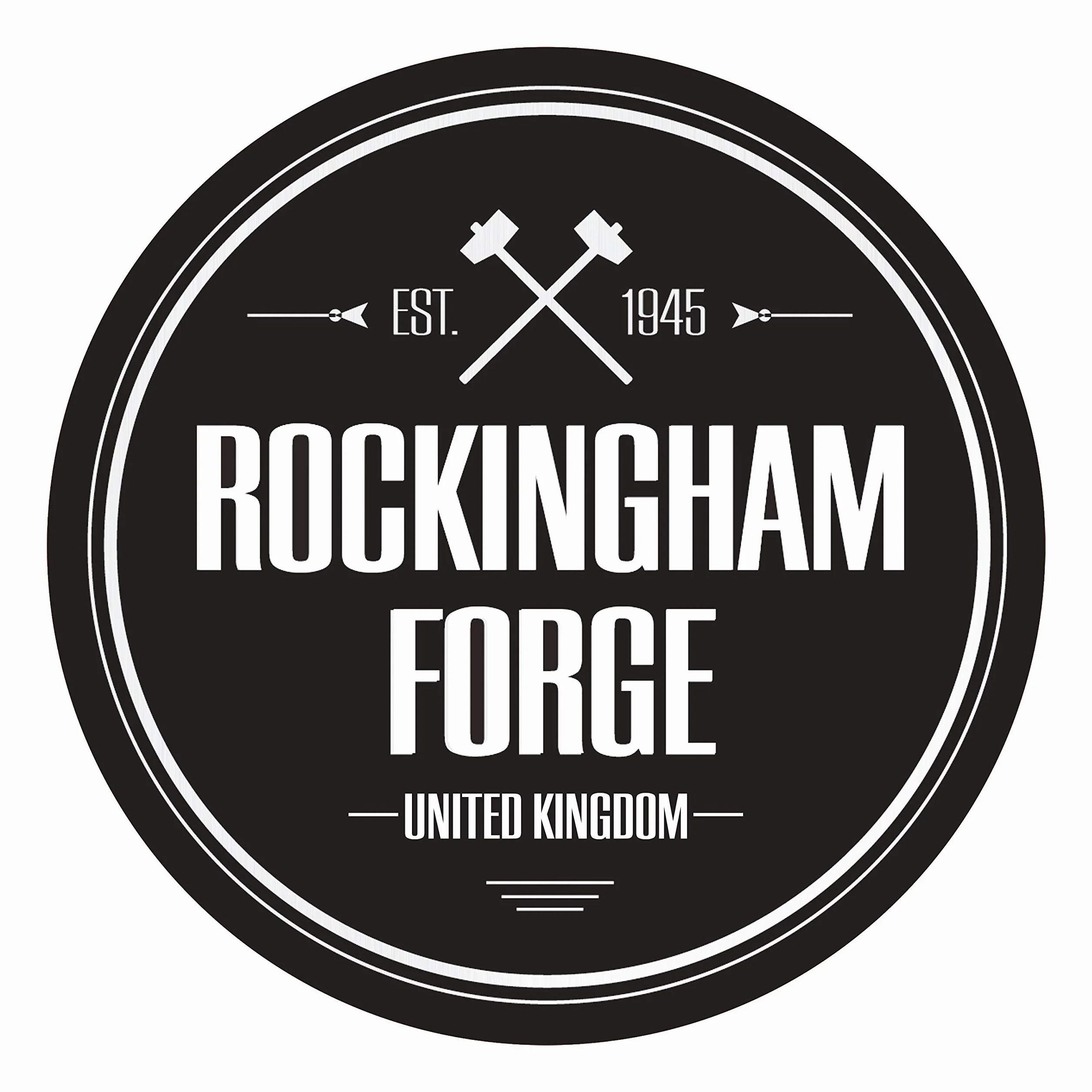 Rockingham Forge Bloc à Couteaux Vide Plastique Noir Mat Incliné 20 Couteaux