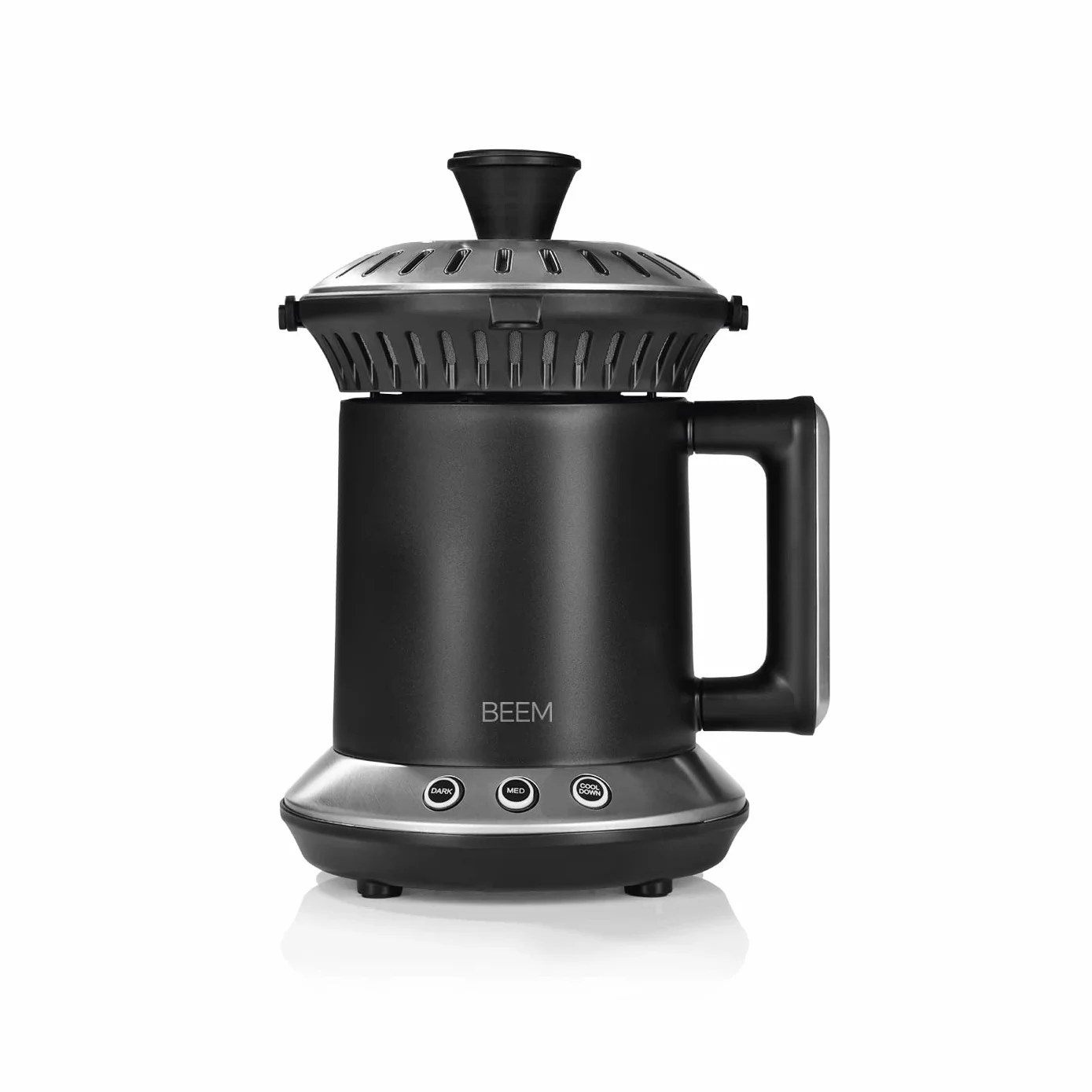 BEEM ROAST-PERFECT Torréfacteur acier inoxydable 200 g café brésil grain entier non torréfié 2 degrés torréfaction réglables