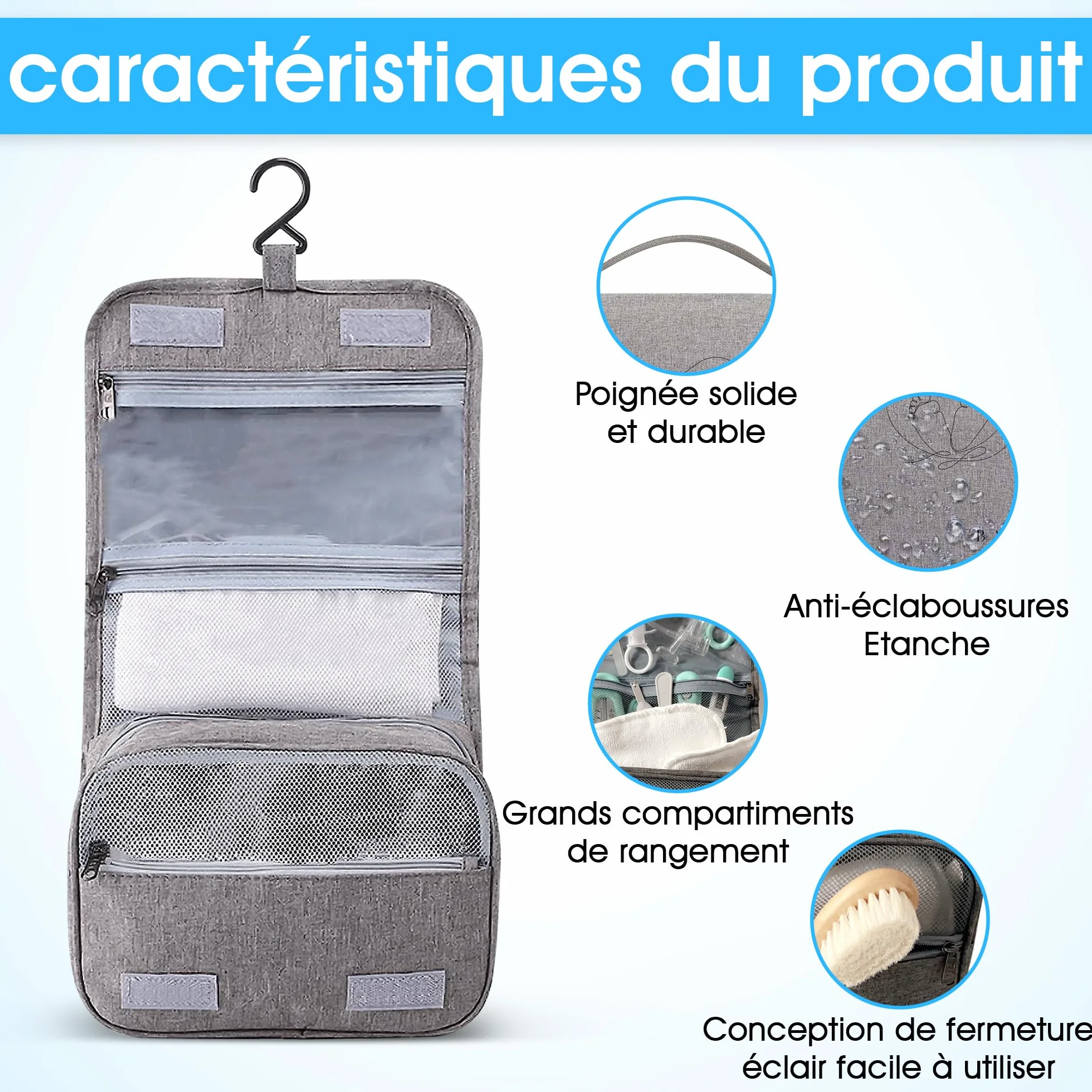 Kit Soin Bébé Naissance 13 Articles - Trousse de Soin Bébé Grand Format