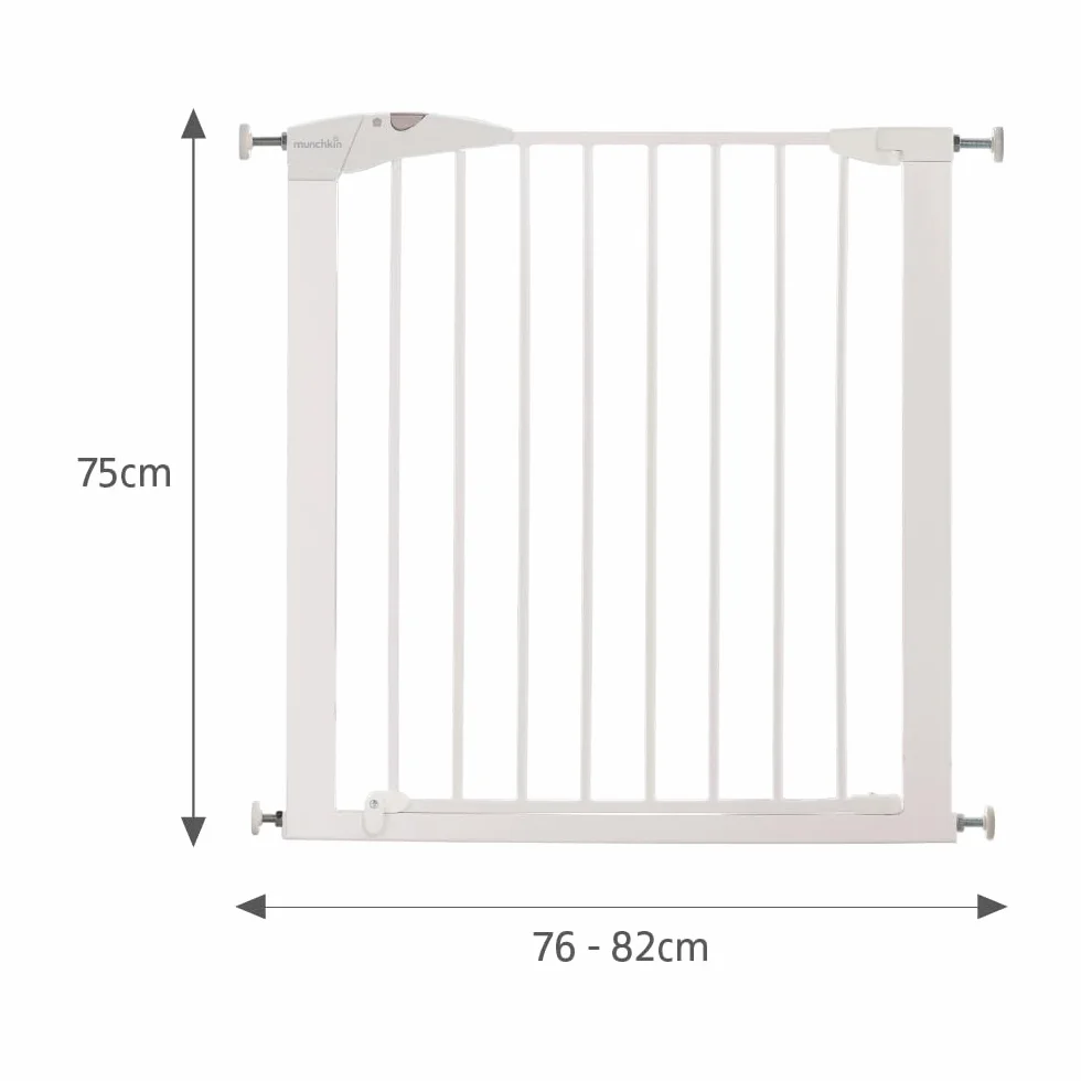 Munchkin Barrière de Sécurité Maxi Secure Bébé 76-82cm Blanche
