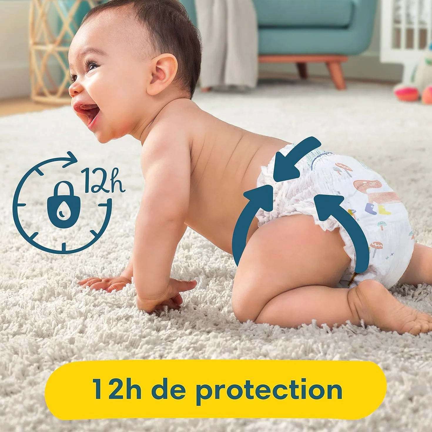 Pampers Premium Protection Taille 2 270 Couches (4-8 kg)
