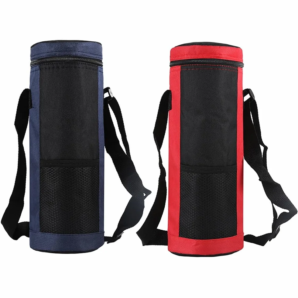 Lot de 2 sacs isothermes Oxford 2 L pour bouteille d'eau avec sangle réglable voyage pique-nique