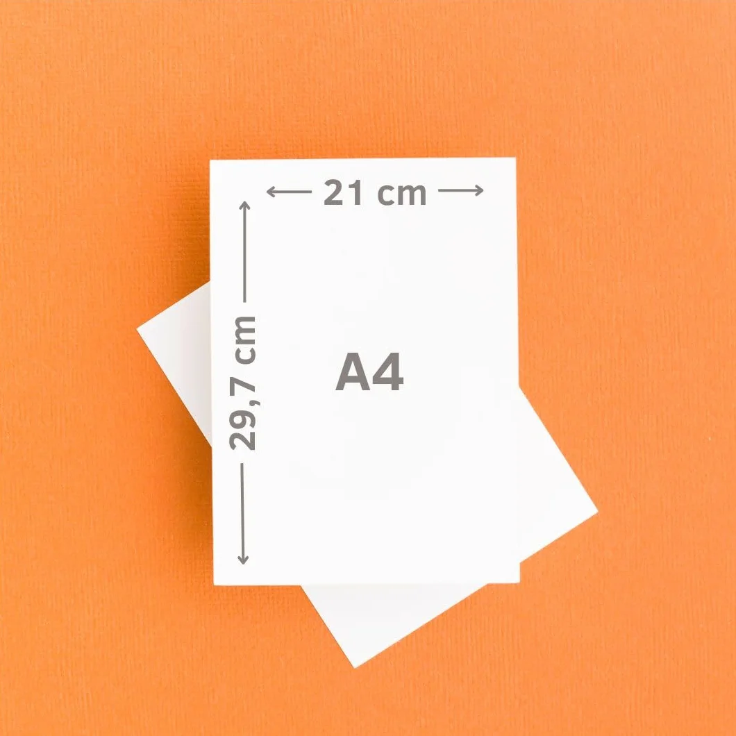 Papier Cartonné Blanc 300g A4 21x29,7cm | Fiche Bristol A4 | Carton Papier Imprimante