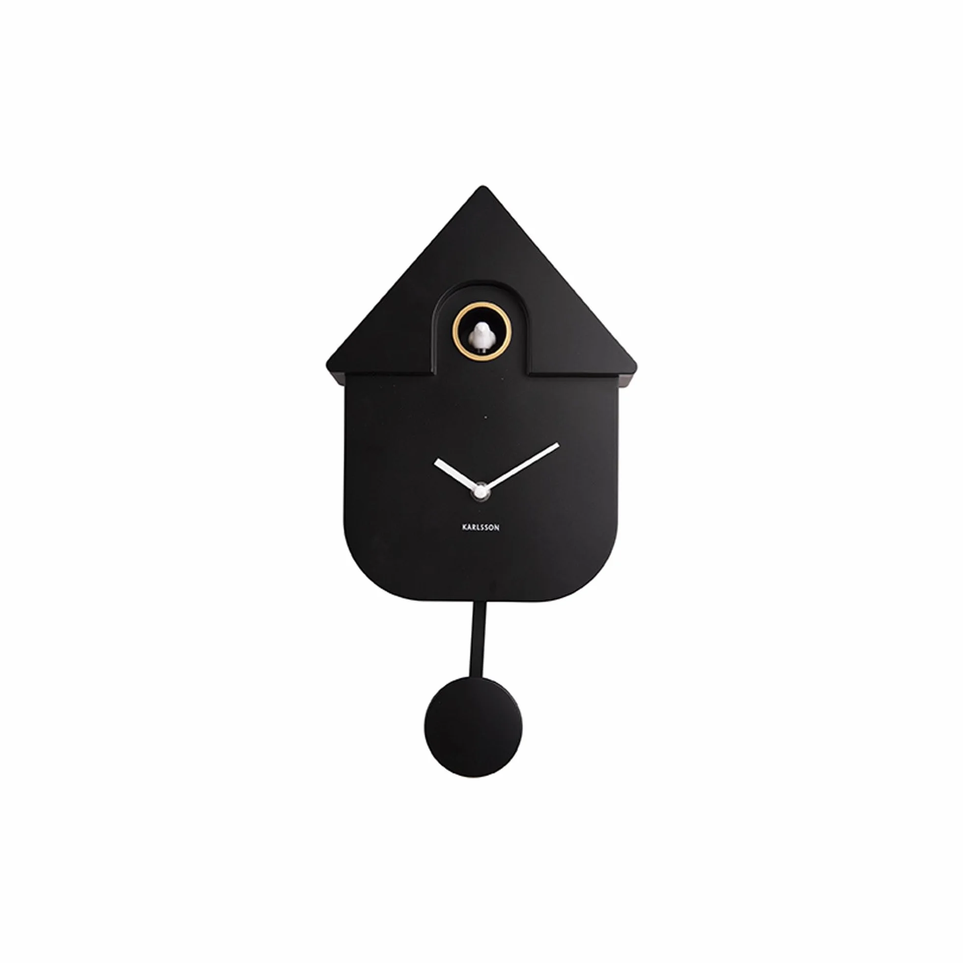 Karlsson Pendule à Coucou Cuckoo House Noir