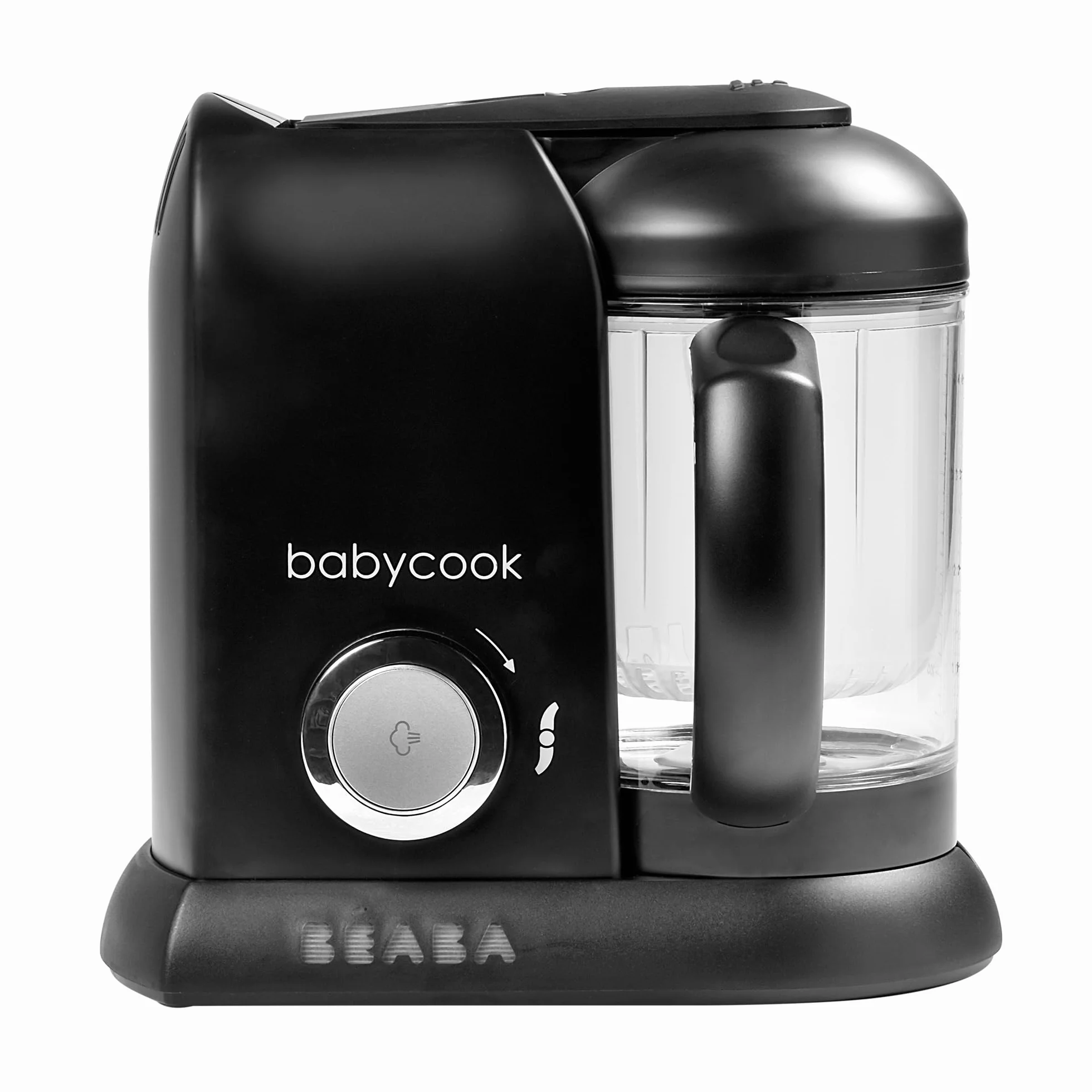 BEABA Babycook Solo Robot Mixeur Cuiseur Vapeur 4 en 1 Bébé Black Edition
