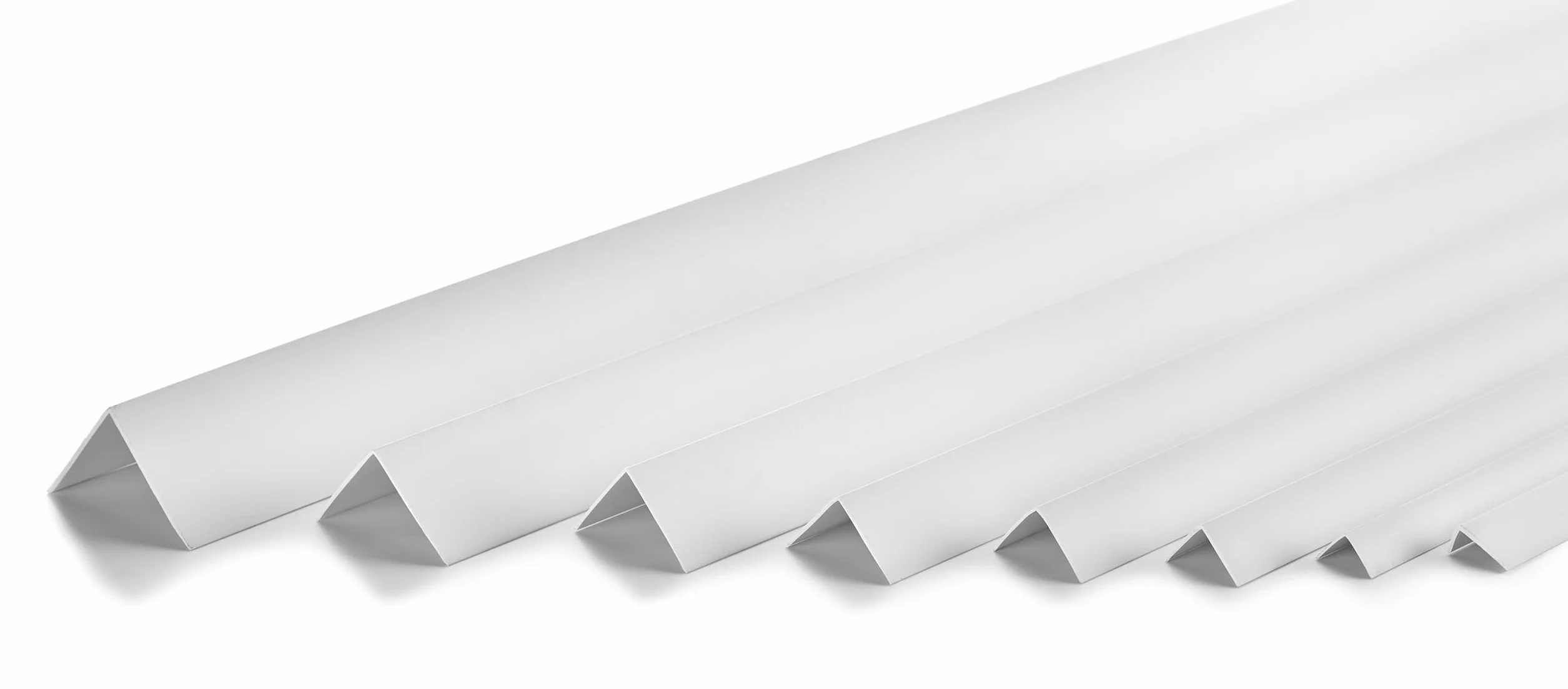 Quest Angle de protection des bords en PVC 50x20 mm 200 cm Blanc - Barre d'angle et protection des coins