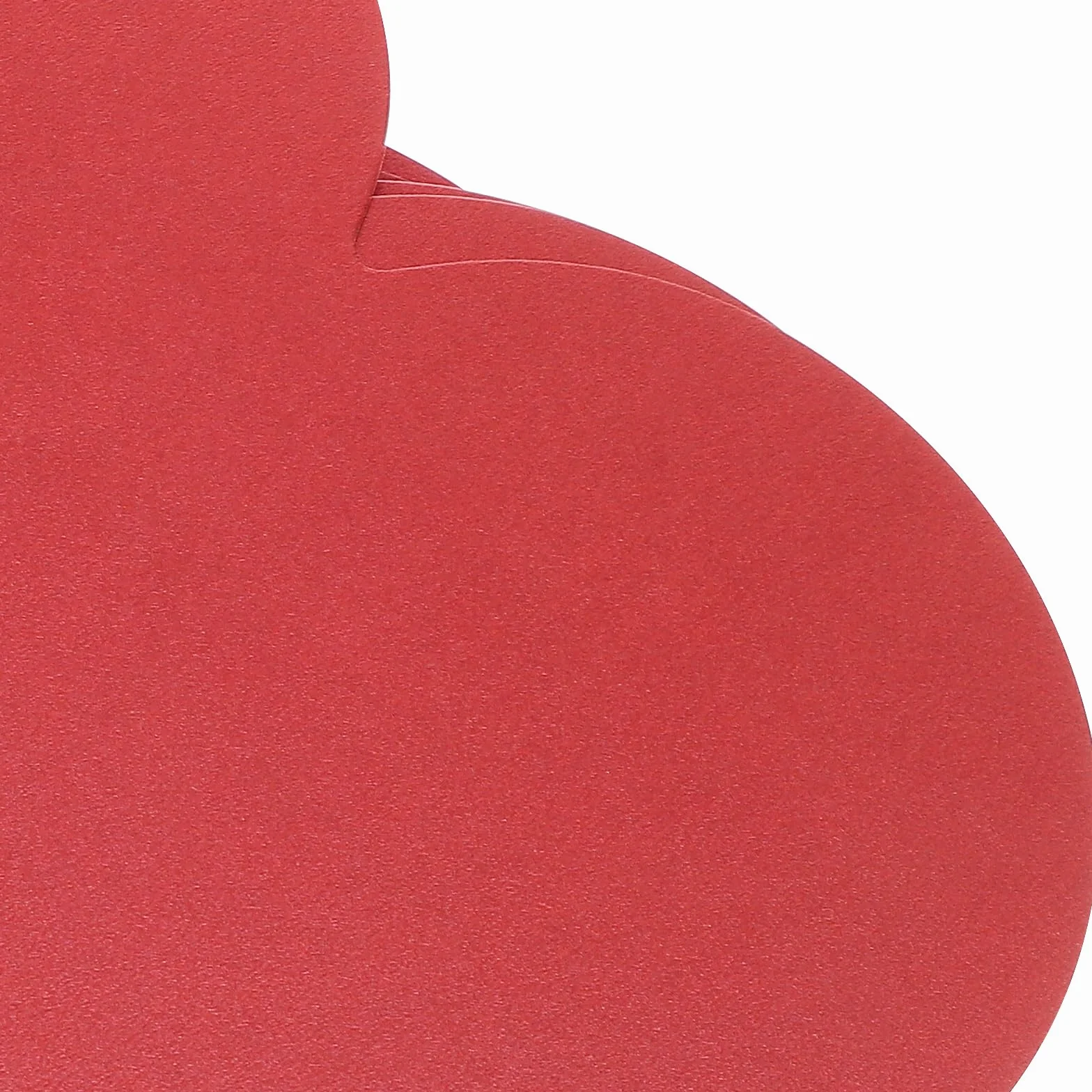 Découpe en papier en forme de cœur 40 pièces rouge Saint Valentin artisanat carton
