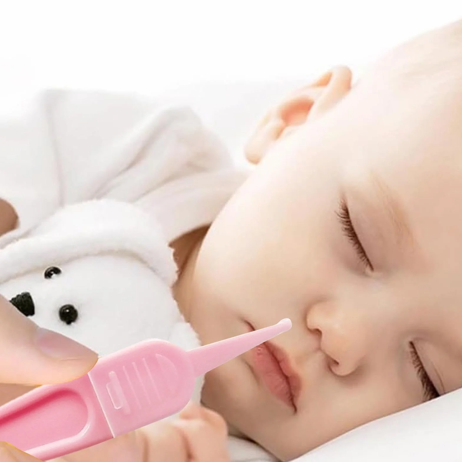 Pincettes pour nettoyer le nez bébé, pince ronde sûre et efficace