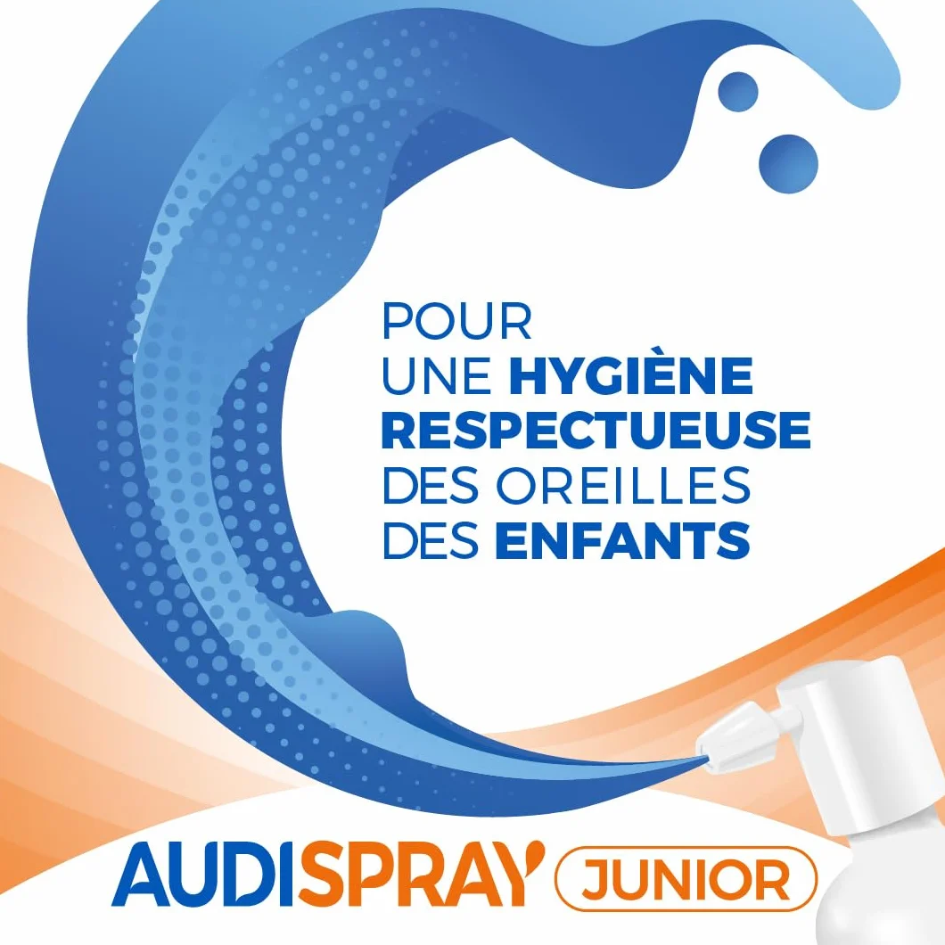 AUDISPRAY JUNIOR Spray auriculaire Hygiène oreille 25 mL 3-12 ans