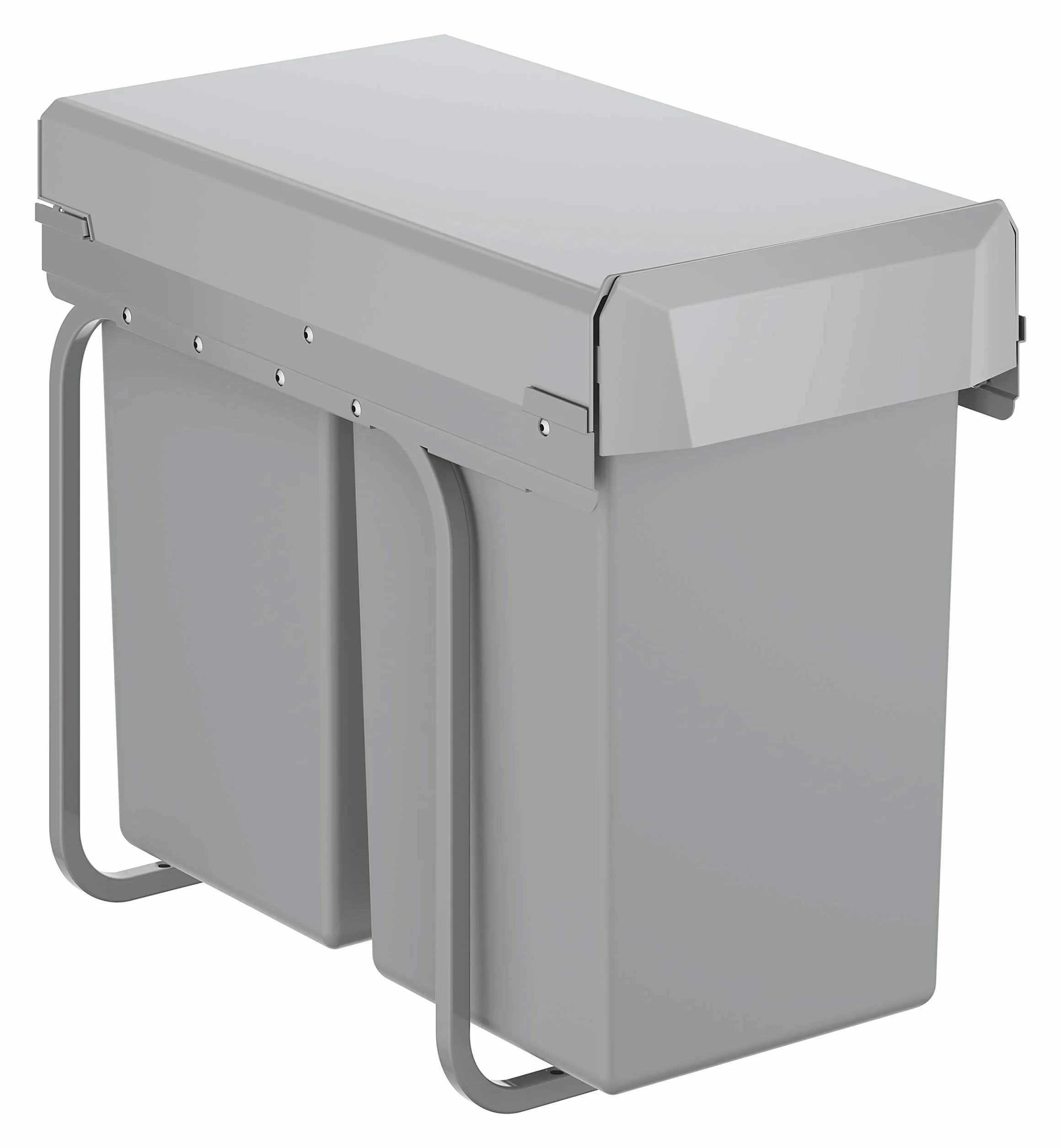 GROHE Blue Poubelle de Cuisine Tri sélectif Double Compartiment 2X15L Gris