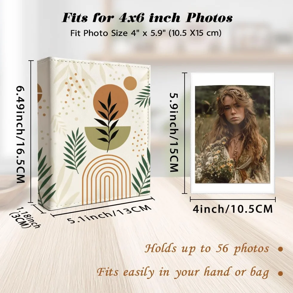 Album Photo Couverture Cuir PU 170x140mm 28 Pages UNICRAFTALE pour Mariage Famille Cadeau