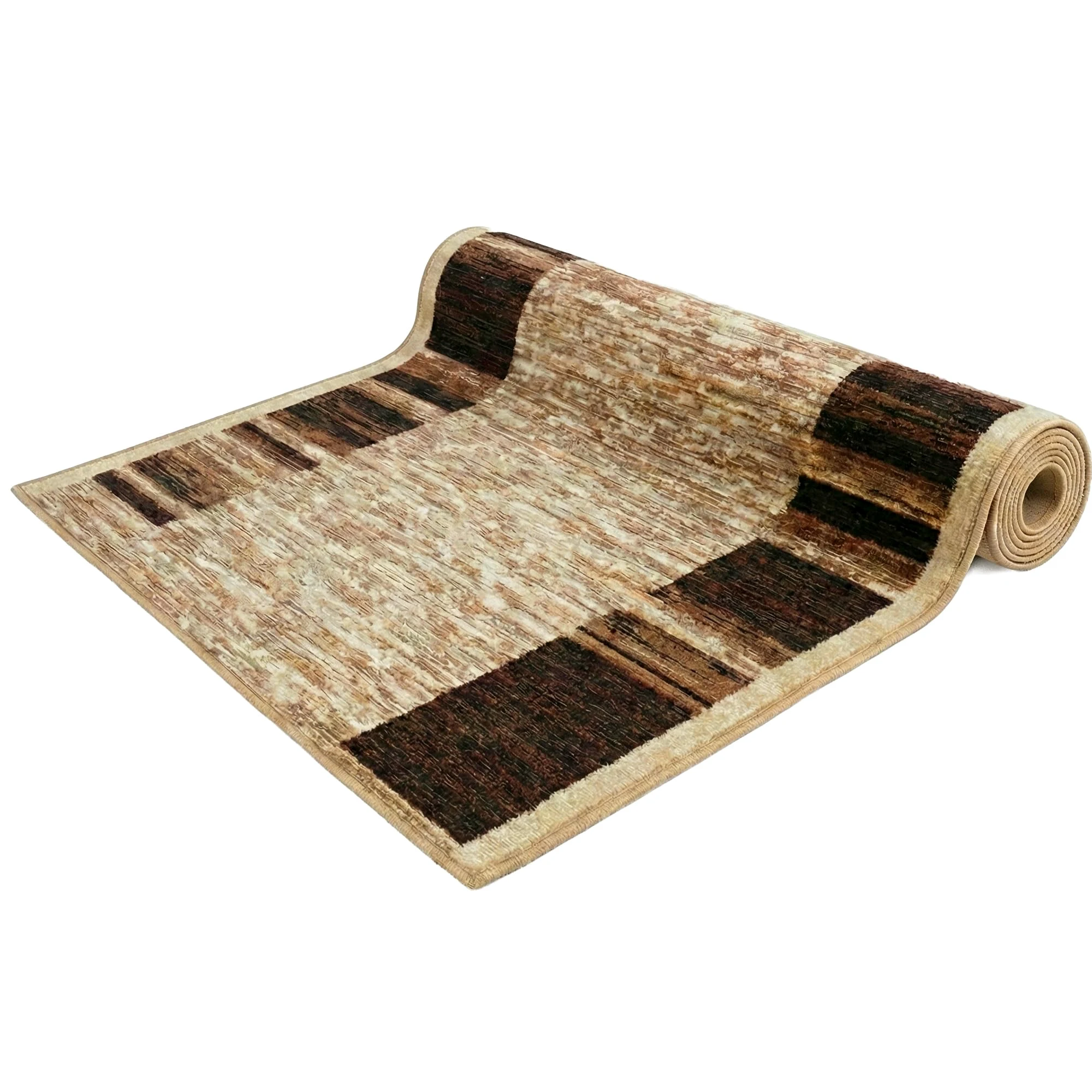 Floordirekt Tapis de couloir Navona - Pour cuisine, couloir et salon - Tapis à boucles fines - Antidérapant et antistatique - Tapis de couloir (beige, 80 x 300 cm)