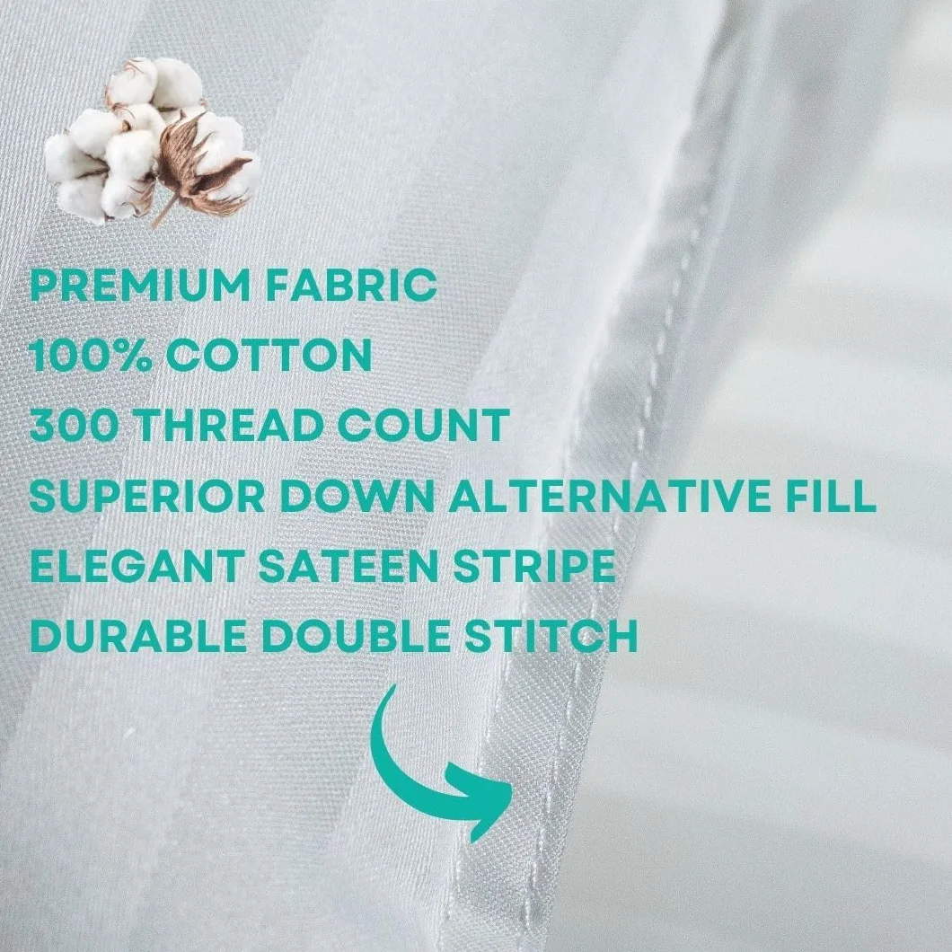 Oreiller Enfant Coton 300T Garnissage Doux Taie Hypoallergénique Lavable Bébé Sieste Maternelle