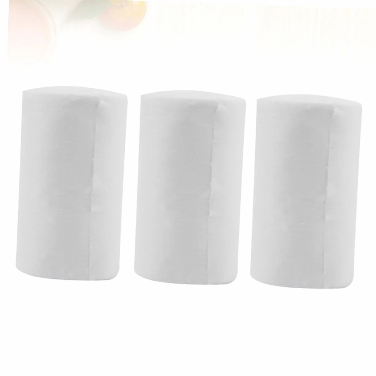 Toyvian Protège-Couches Jetables Biodégradables pour Bébé 3 Rouleaux 200 Feuilles Doublures Blanches en Tissu Non Tissé
