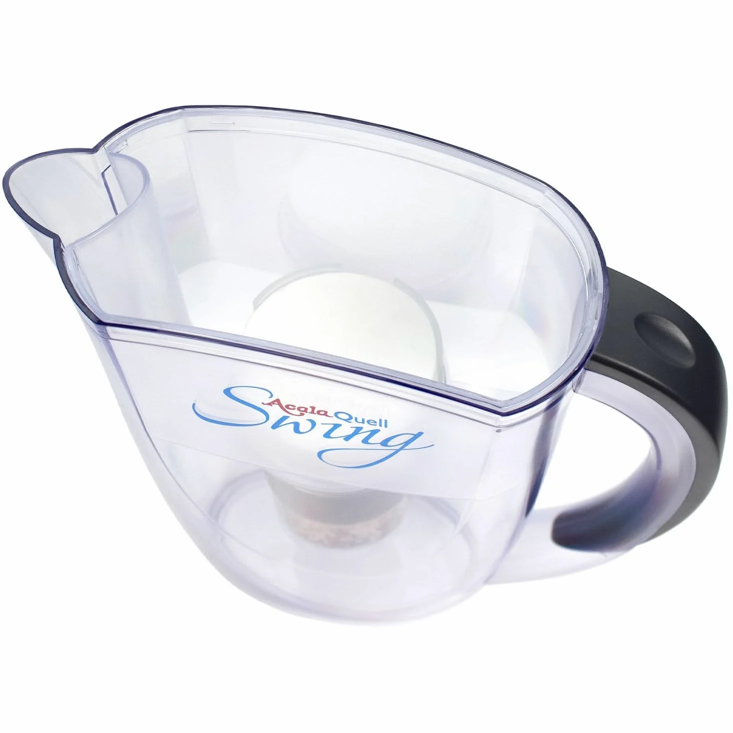 Filtre à eau AcalaQuell Swing carafe filtrante | Anthracite | Très haute performance de filtration | Cartouche filtrante multi-couche | Technologie de PI | Délicieuse dégustation d’une eau saine