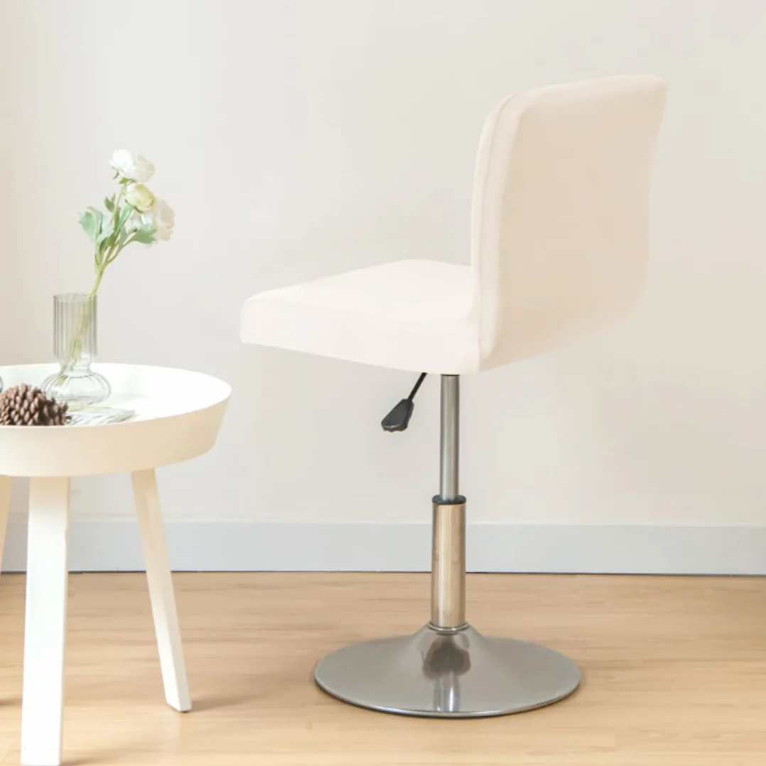 Levoberg Housse de Tabouret de Bar Imperméable Extensible 4 Pièces Beige