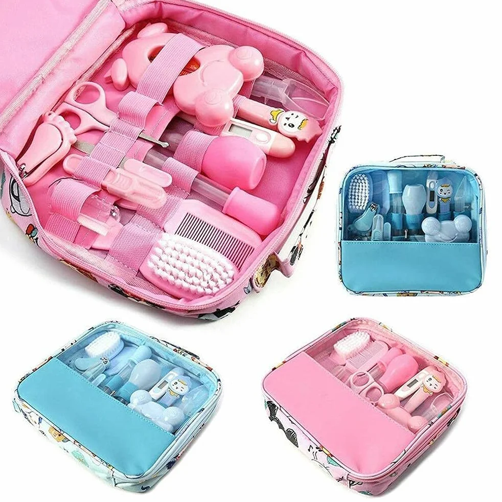 Kit de toilettage pour bébé 13 pièces, ensemble de soins de sécurité