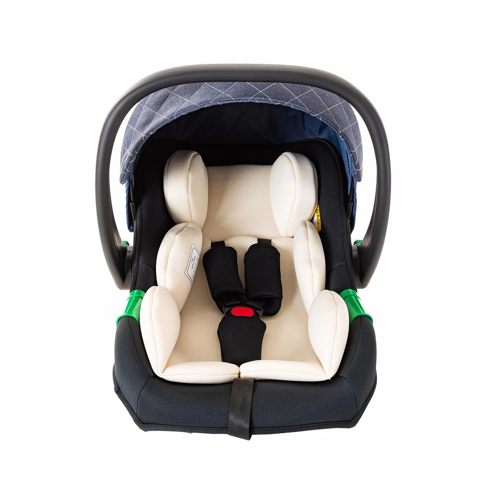 Poussette 3 en 1 Citadine Combinée Tricycle Baby Walker Haute Paysage Landau 0-36 Mois Pliante Trolley Bébé H2-BLUE