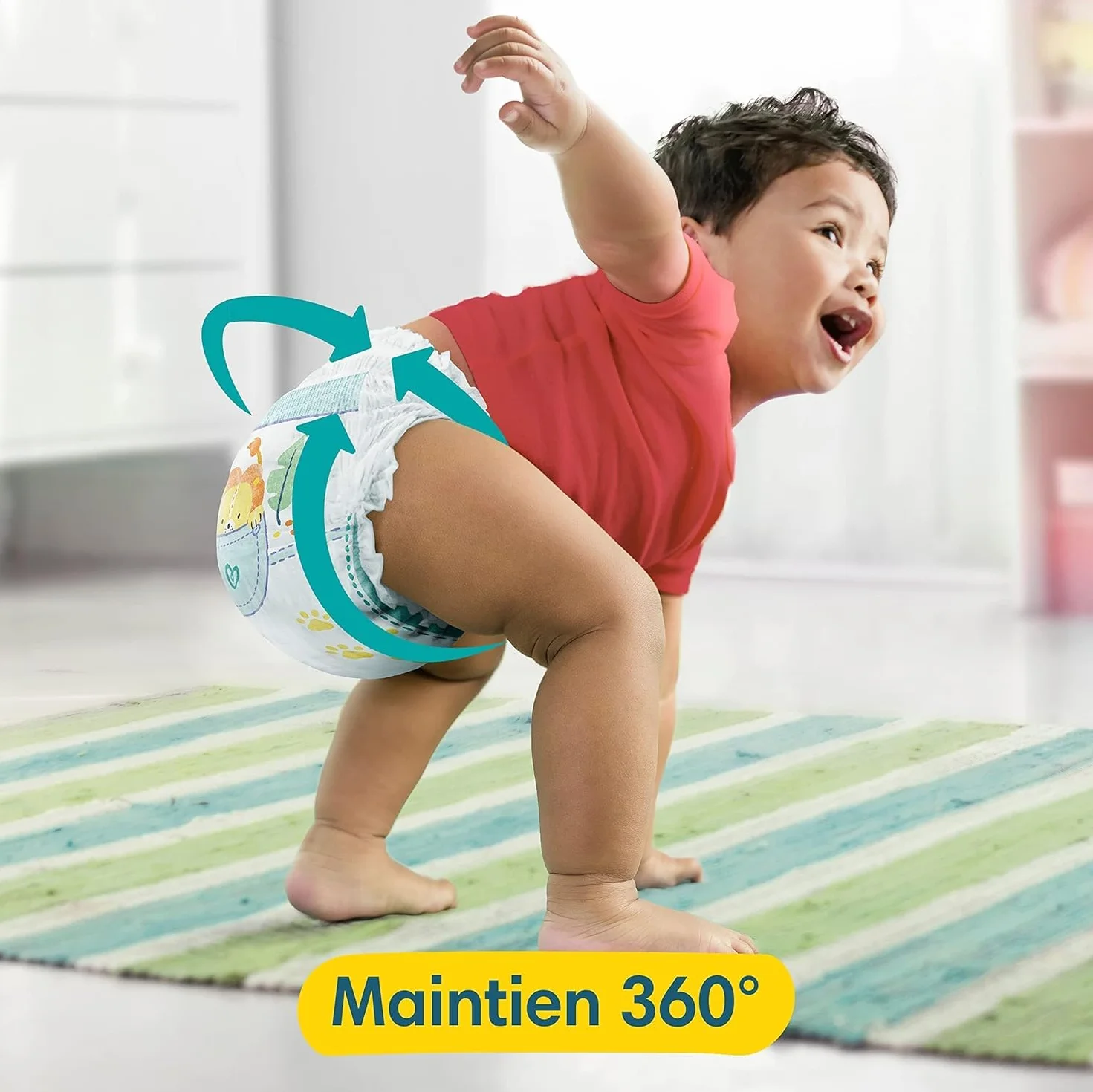 Pampers Pants Taille 8 Baby-Dry Couches-Culottes 102 Couches (+18 kg)