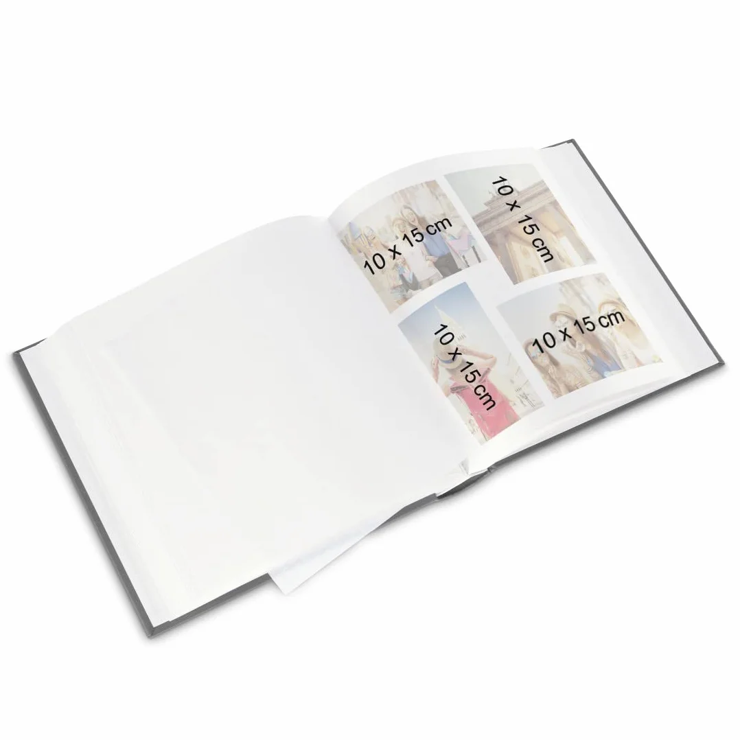 Hama Album photo Jumbo La Fleur 30 x 30 cm 100 pages 400 photos 10x15 cm Noir