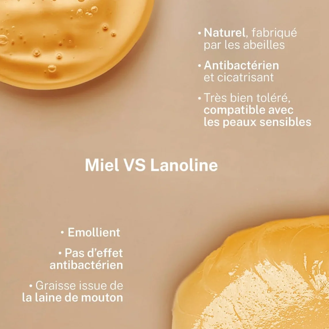 Melicare Baume Protecteur Allaitement Crevasses Mamelons 48% Miel Médical Stérilisé Breveté 30 g