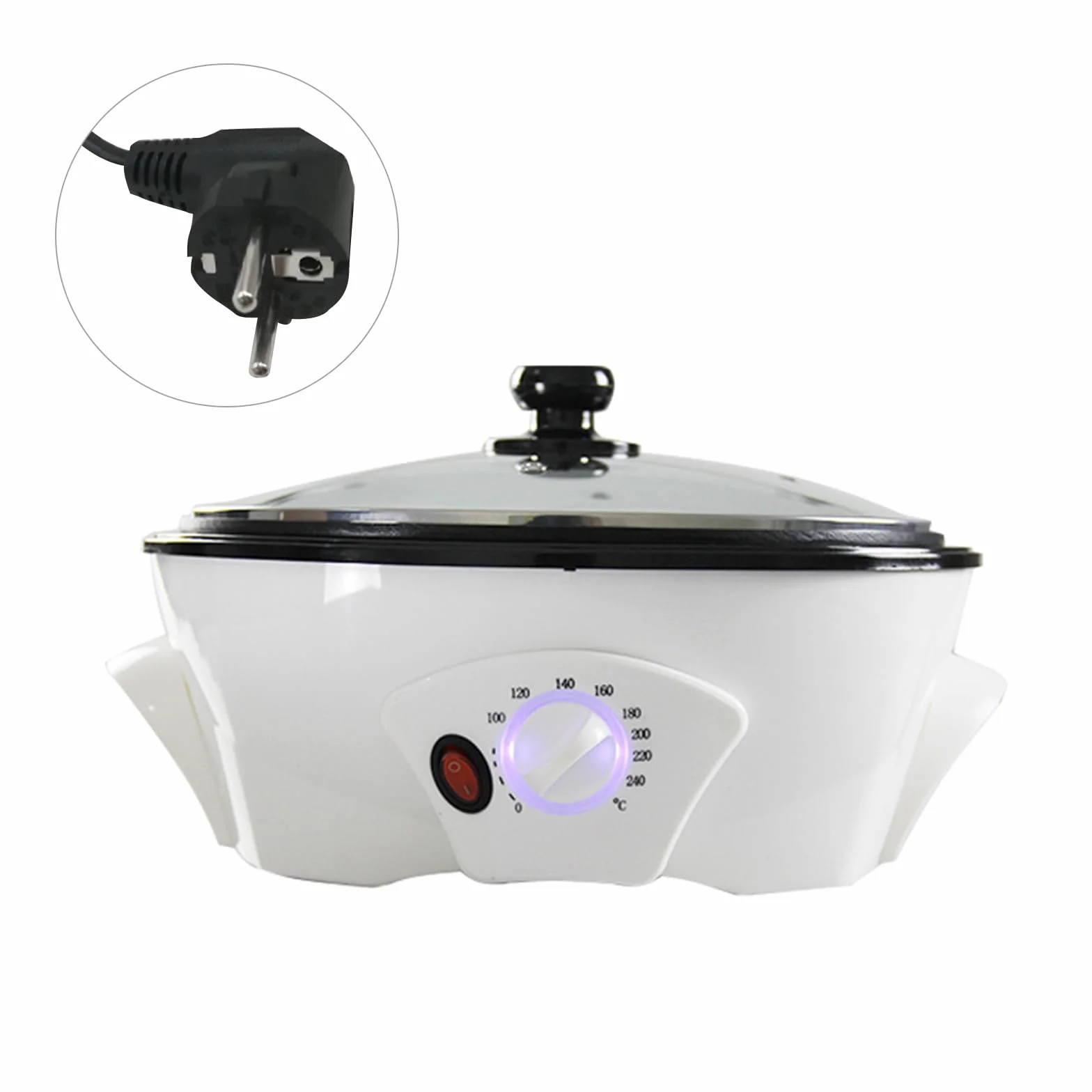 Torréfacteur de café électrique 1200 W réglable 0-240 °C