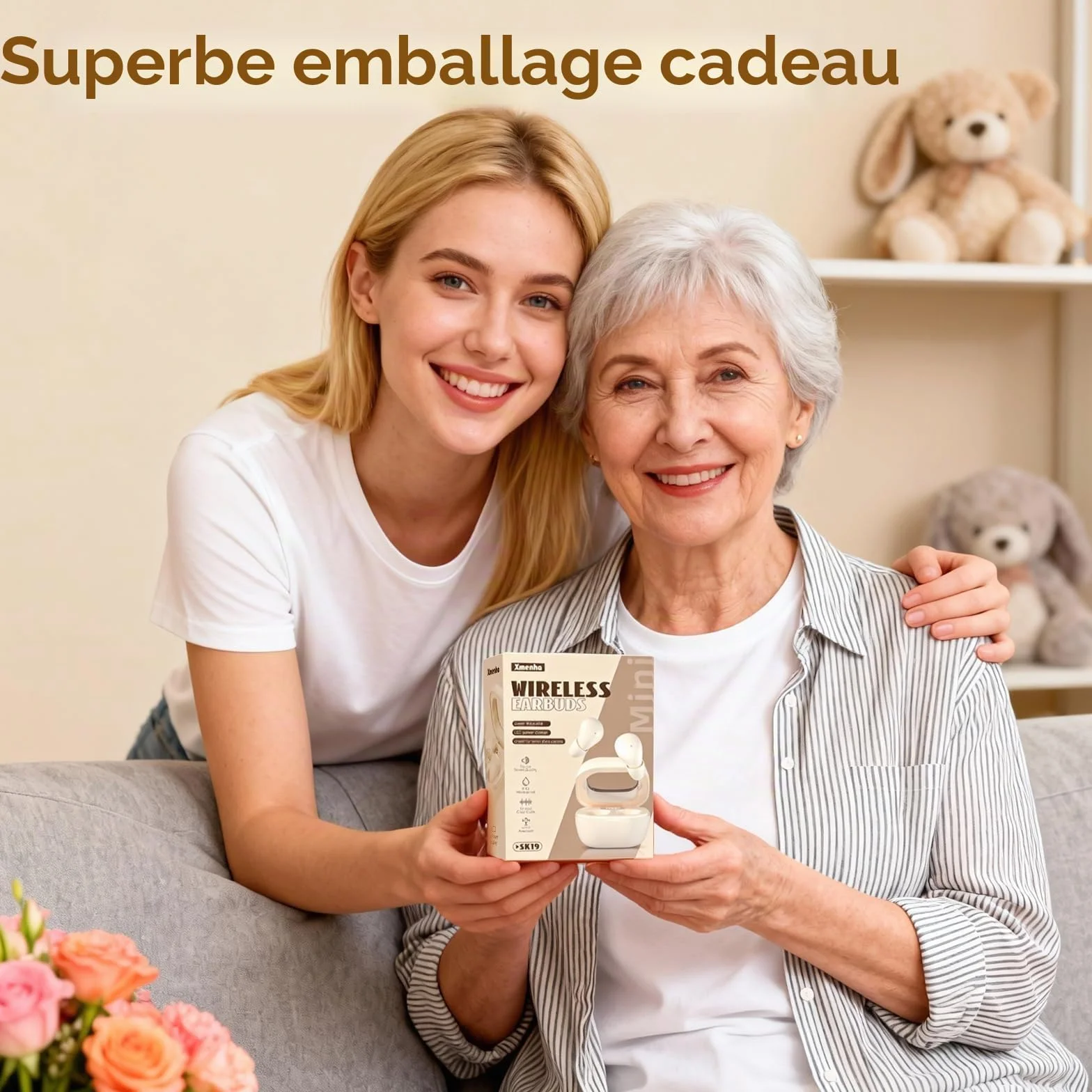 Écouteurs de sommeil Bluetooth sans fil invisibles pour dormir casque sur le côté petits canaux