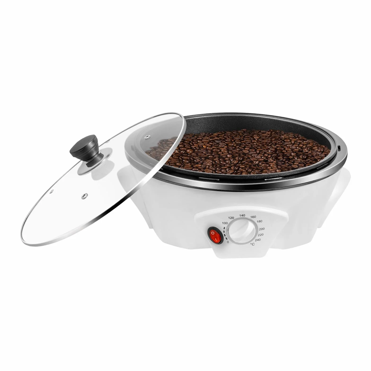 Torréfacteur électrique 1200 W 0-240 °C MINRS machine à café domestique réglable