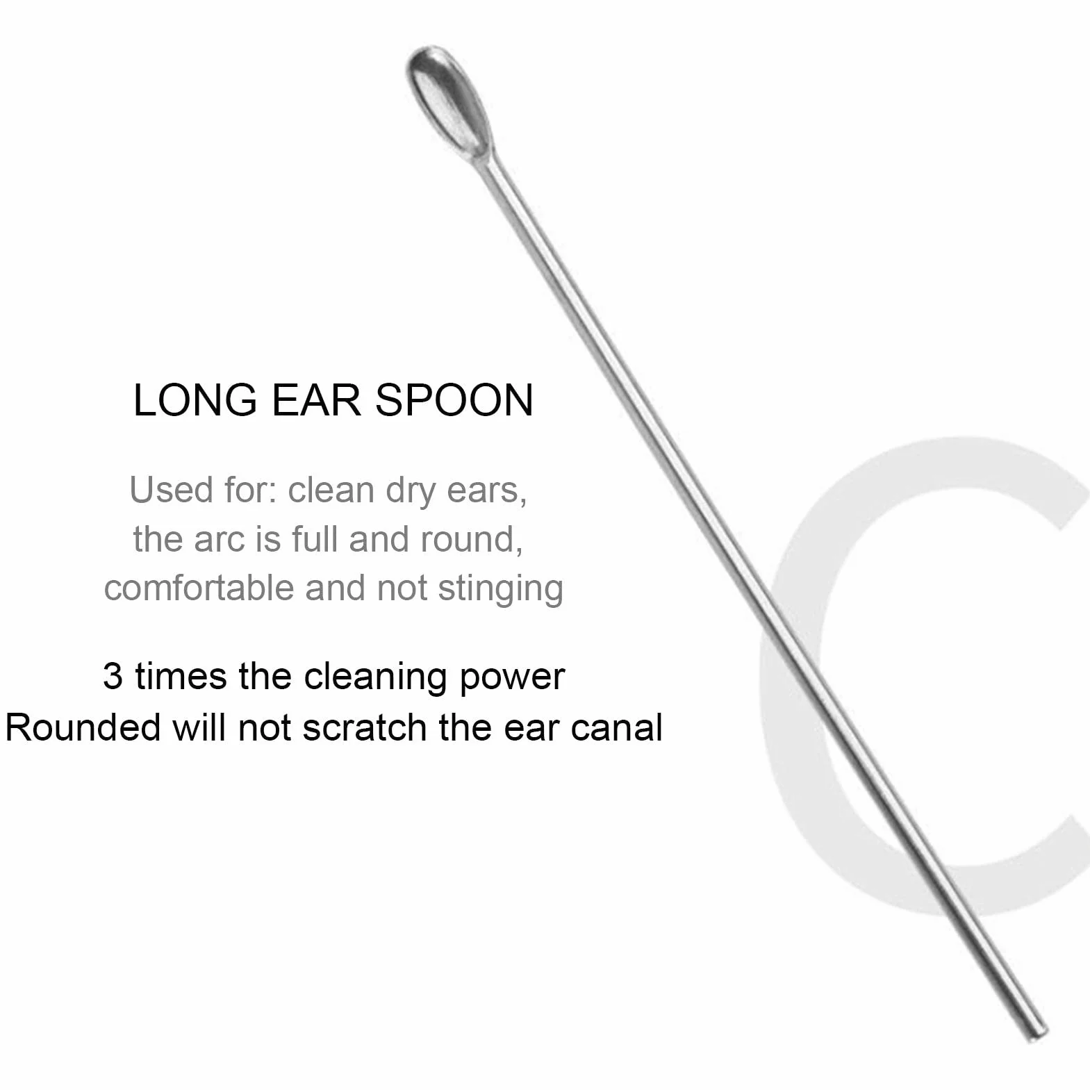 Retrait cérumen Ear Pick - Outil Retrait Cire d'oreille en Acier Inoxydable, Ensemble 6 Outils