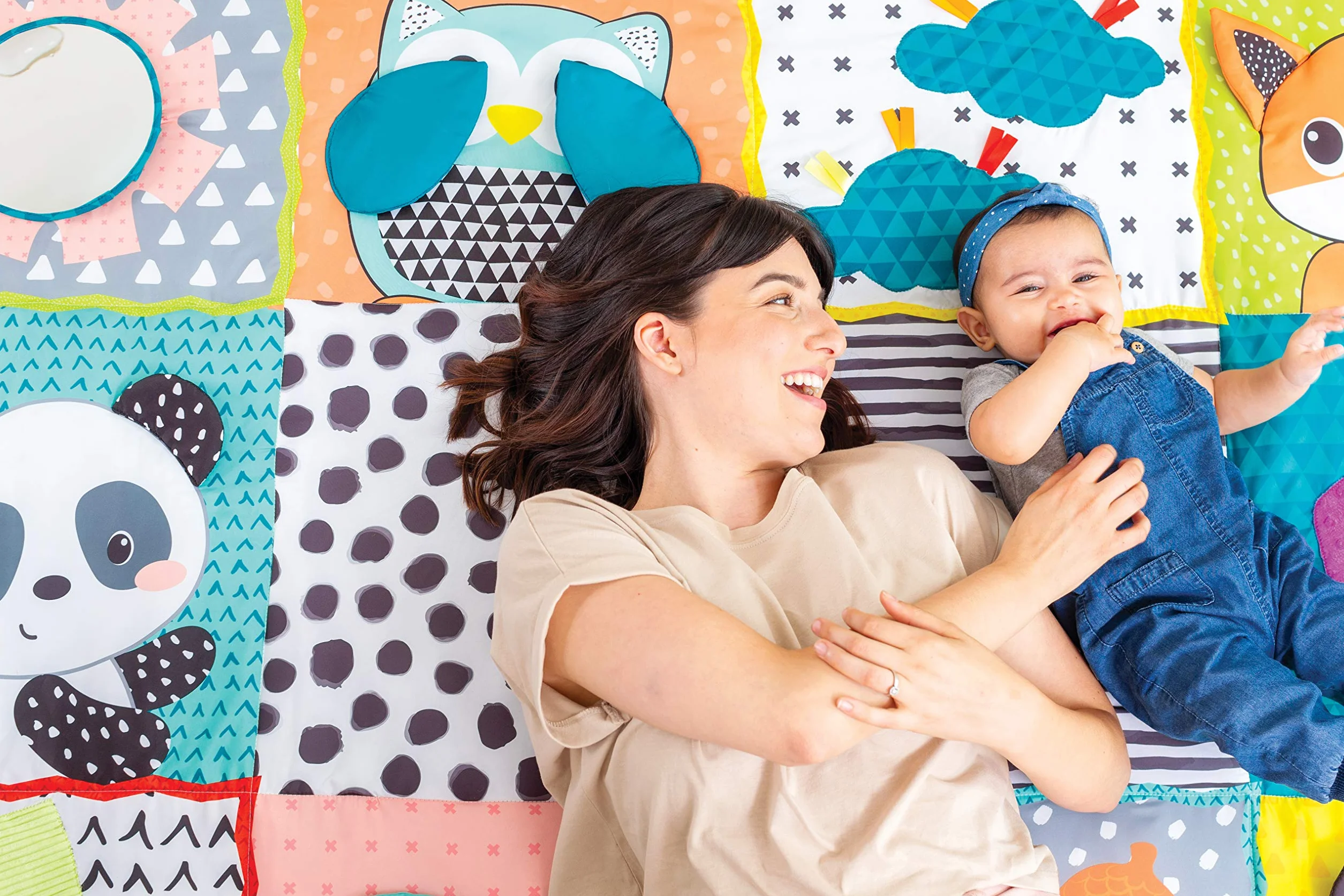 Fold & Go Grand Tapis de Jeu Géant pour Bébés et Tout-Petits