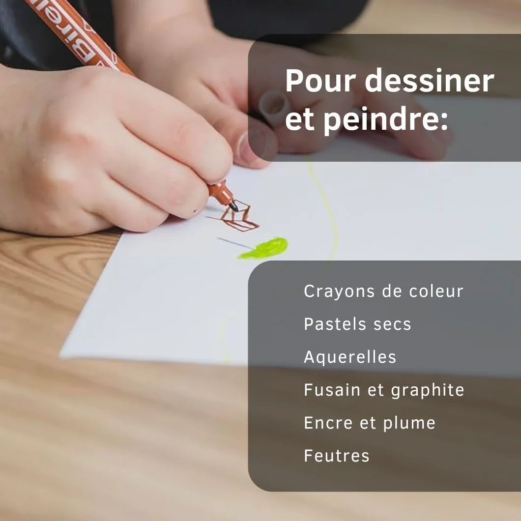 Papier Cartonné Blanc 300g A4 21x29,7cm | Fiche Bristol A4 | Carton Papier Imprimante