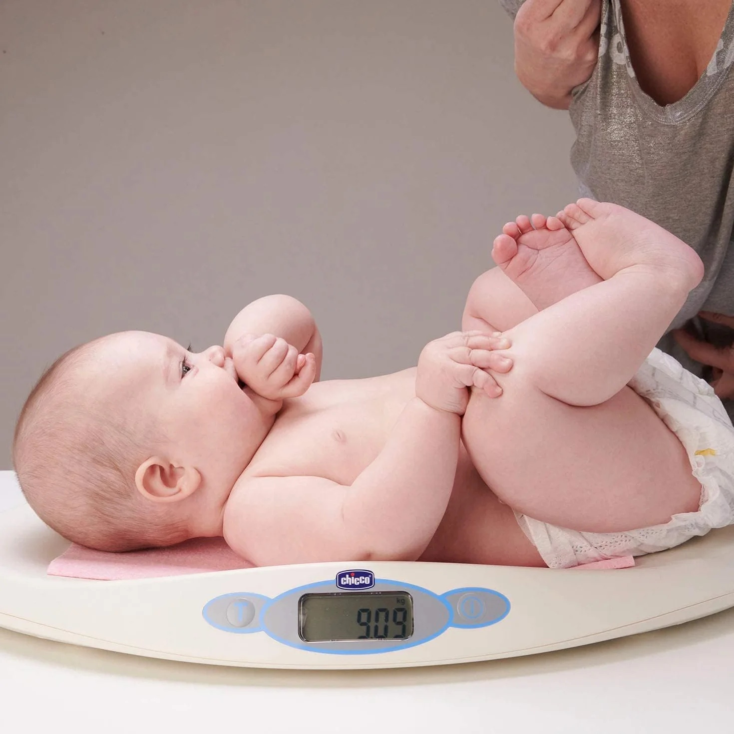 Chicco Balance Bébé Électronique avec Affichage LCD 20kg, Fonction Tare - Blanc