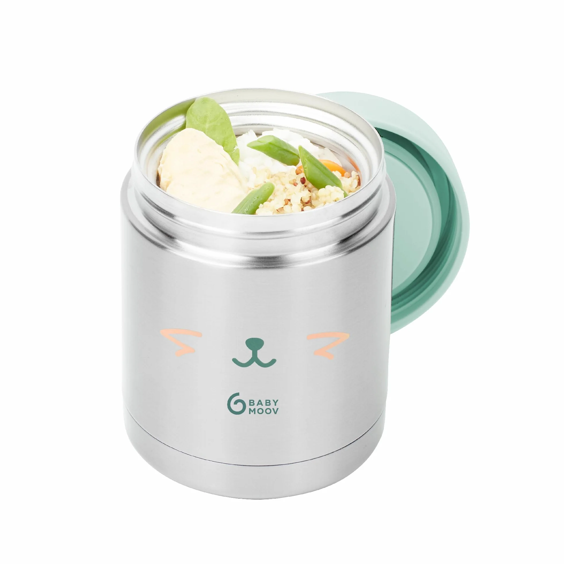 Babymoov Boîte isotherme EAT'S ISY 350ml double paroi Inox hermétique