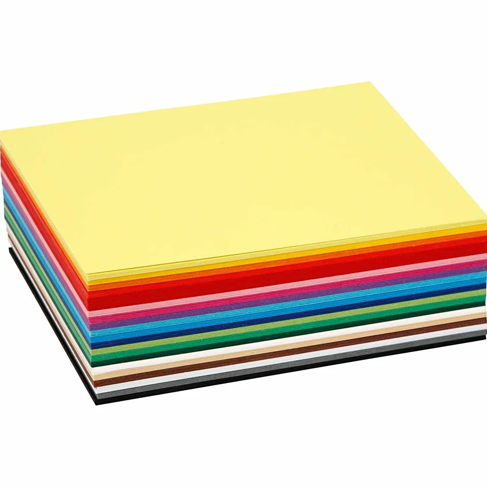 Colortime papier cartonné A6 105x148 mm 180 gr 120 feuilles