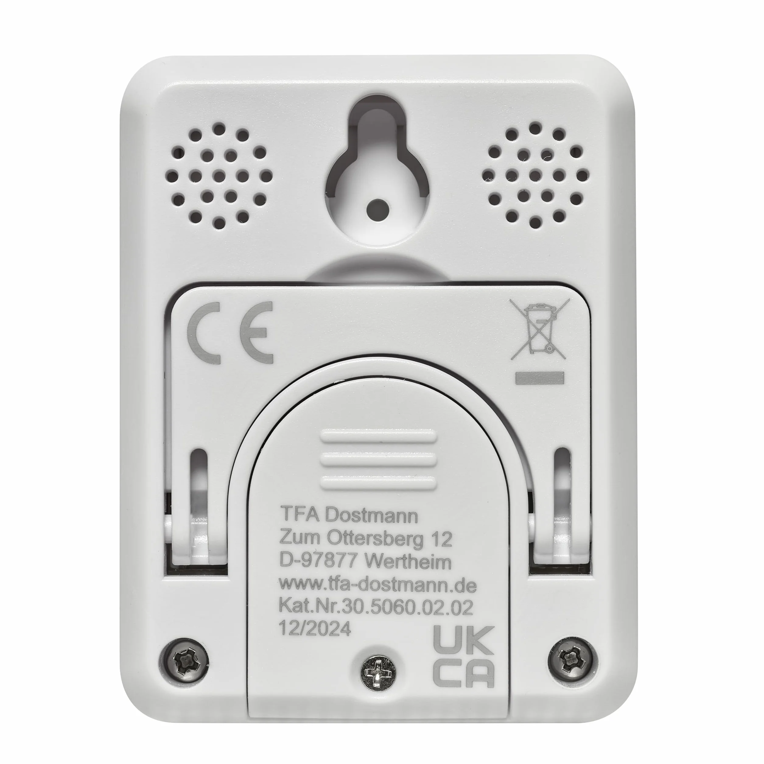 TFA Dostmann Petit hygromètre numérique d'intérieur 30.5060.02 thermomètre humidimètre blanc