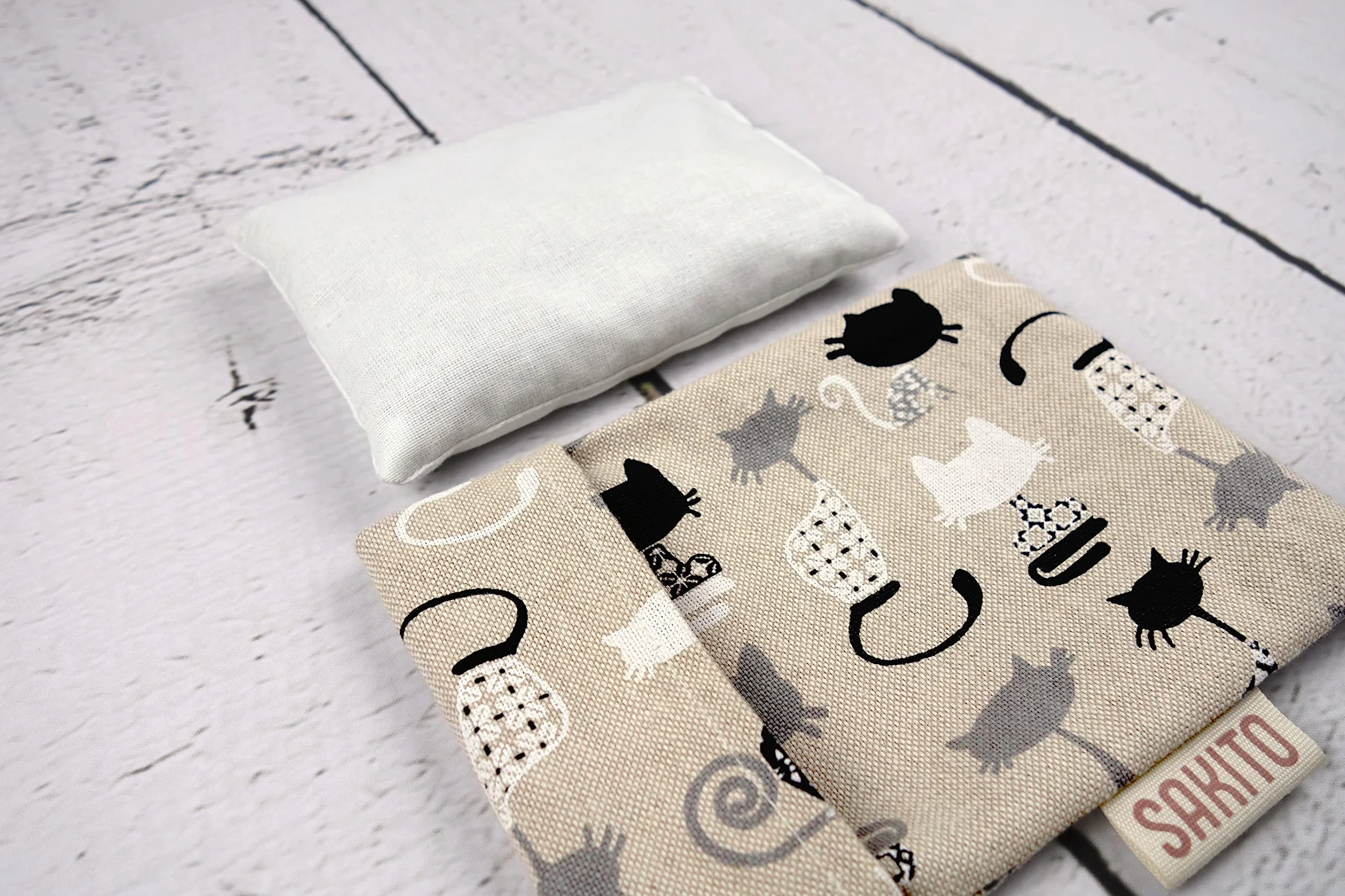 Bouillotte Micro-onde 15x10 cm Thérapie Naturelle Coliques Chaleur Ventre Élimination Gaz Bébés Housse Lavable