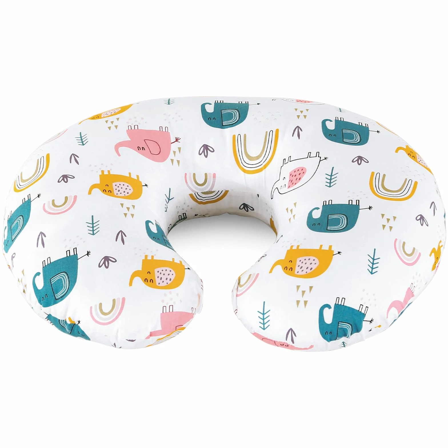Labtec Coussin d'allaitement Bébé, Oreiller avec Housse Amovible 100% Coton