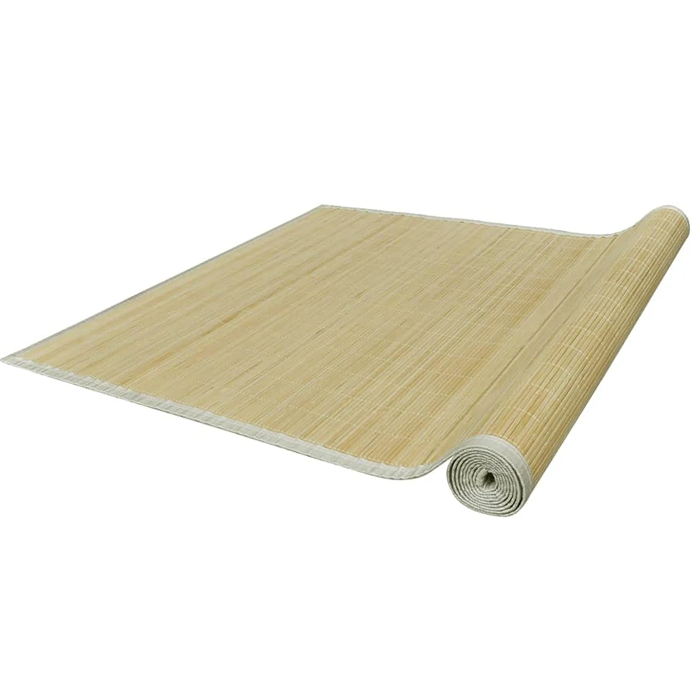 Générique Tapis en Bambou Naturel à Latte rectangulaire 120 x 180 cm, Maison & Jardin, Décorations, Tapis, Beige, (Poids 2.06KG)
